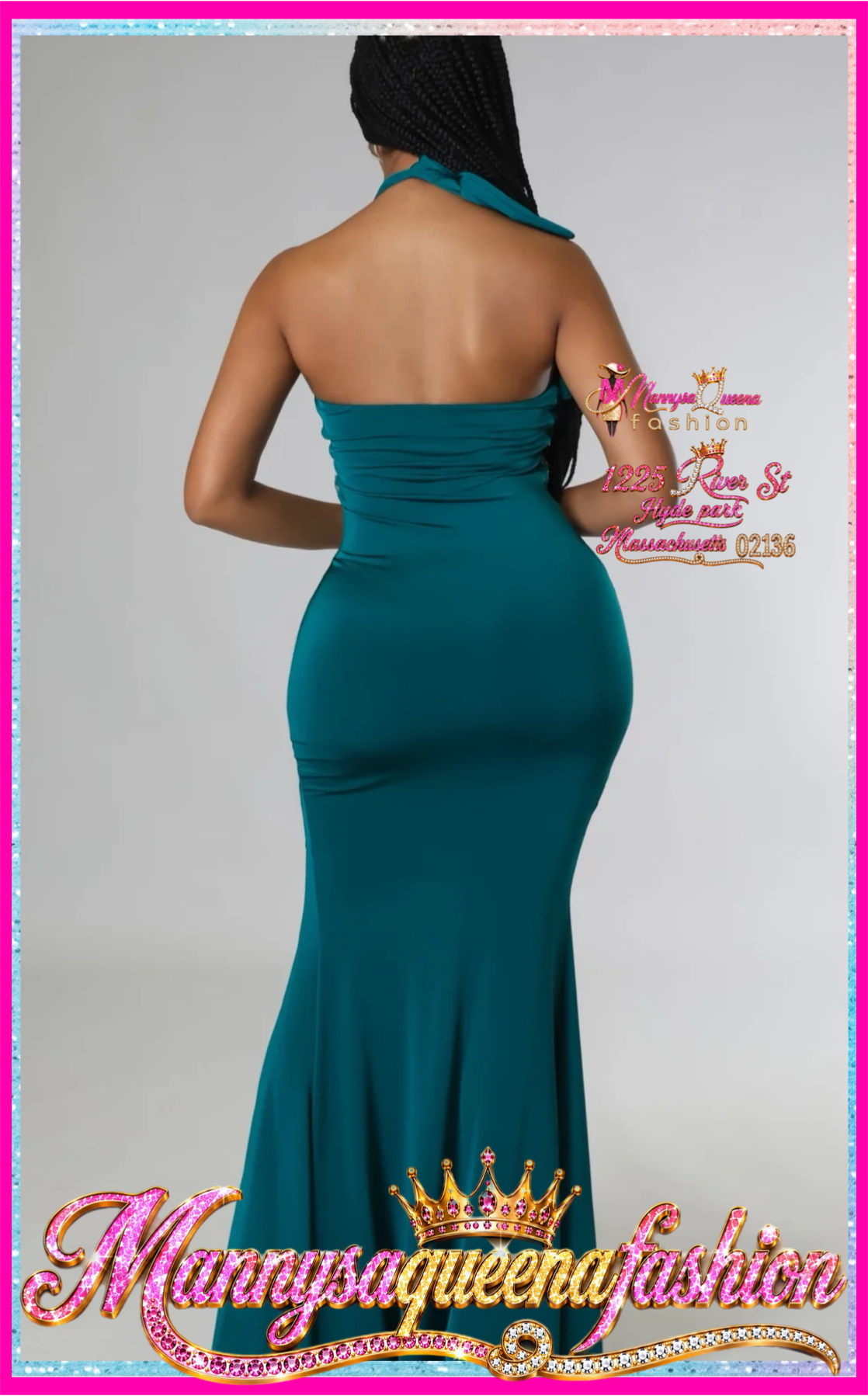 Beyond Glam Green Dress