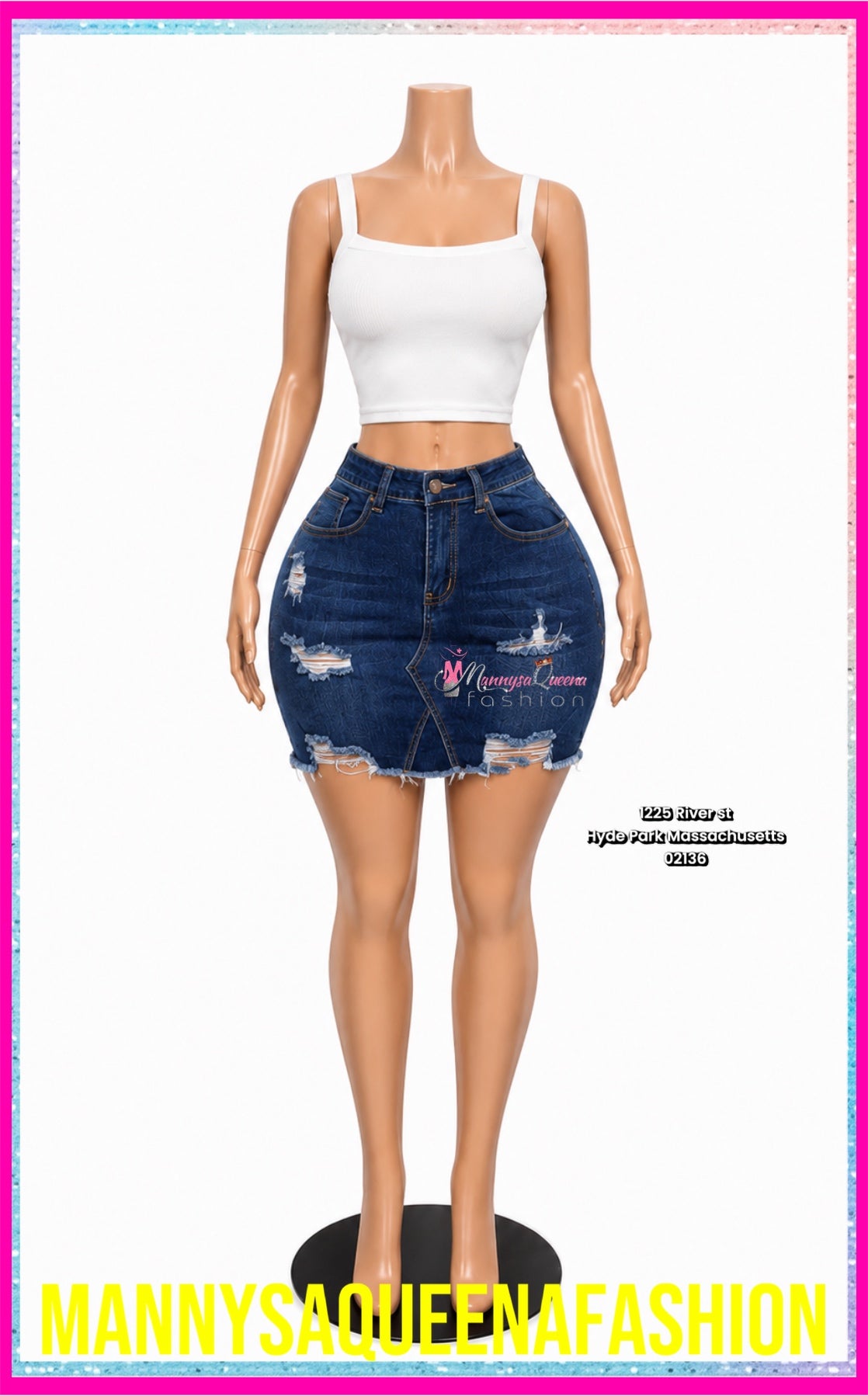 Viva Demin Mini Skirt