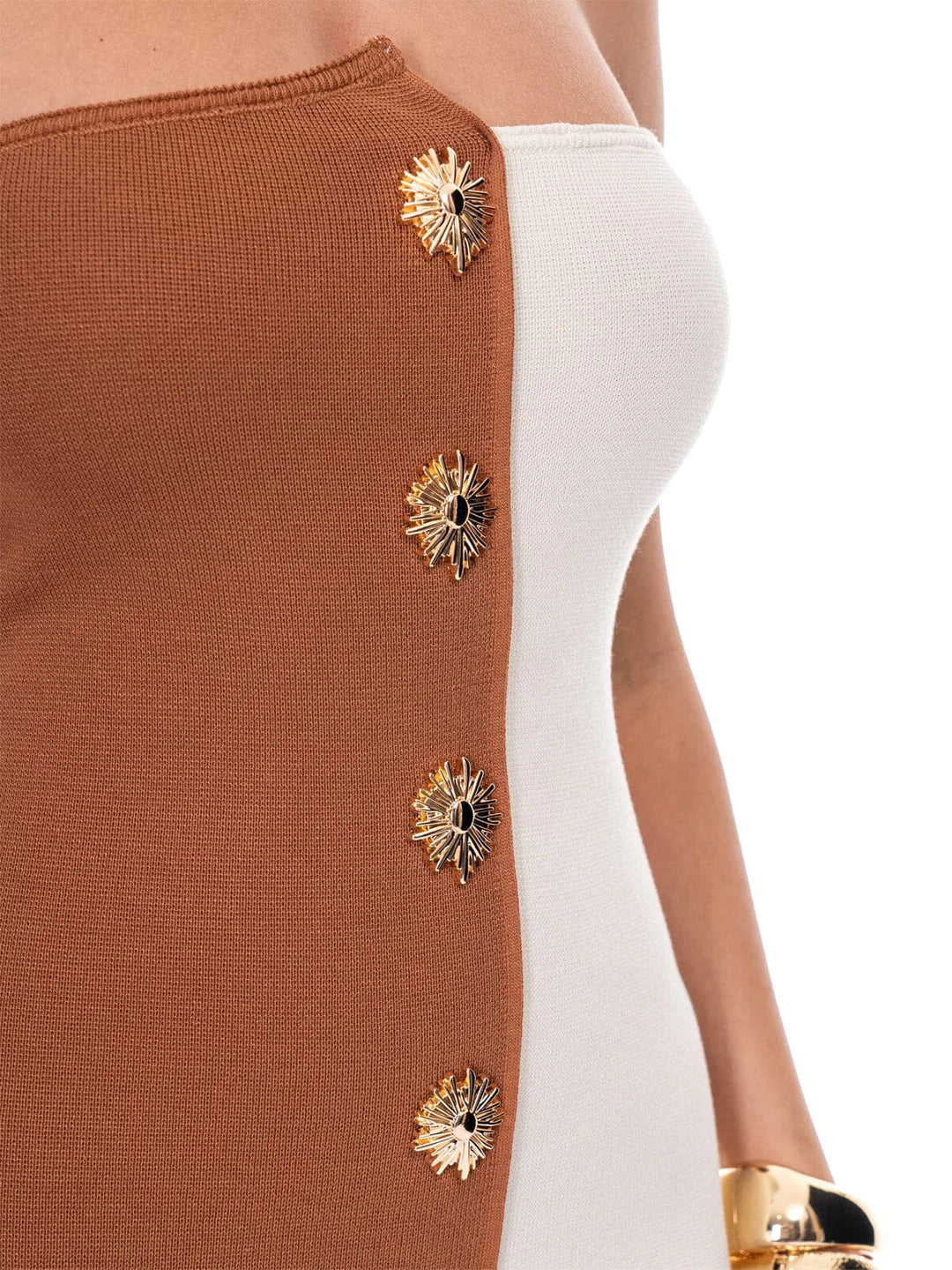 BODYCON TUBE MIDI DRESS CAMEL