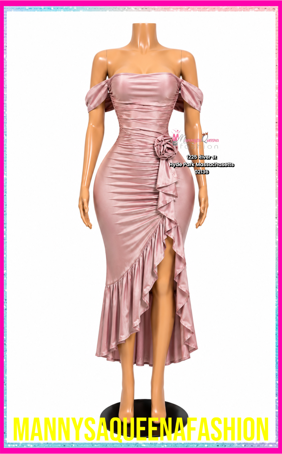 Timeless Beauty Maxi Dress Rose