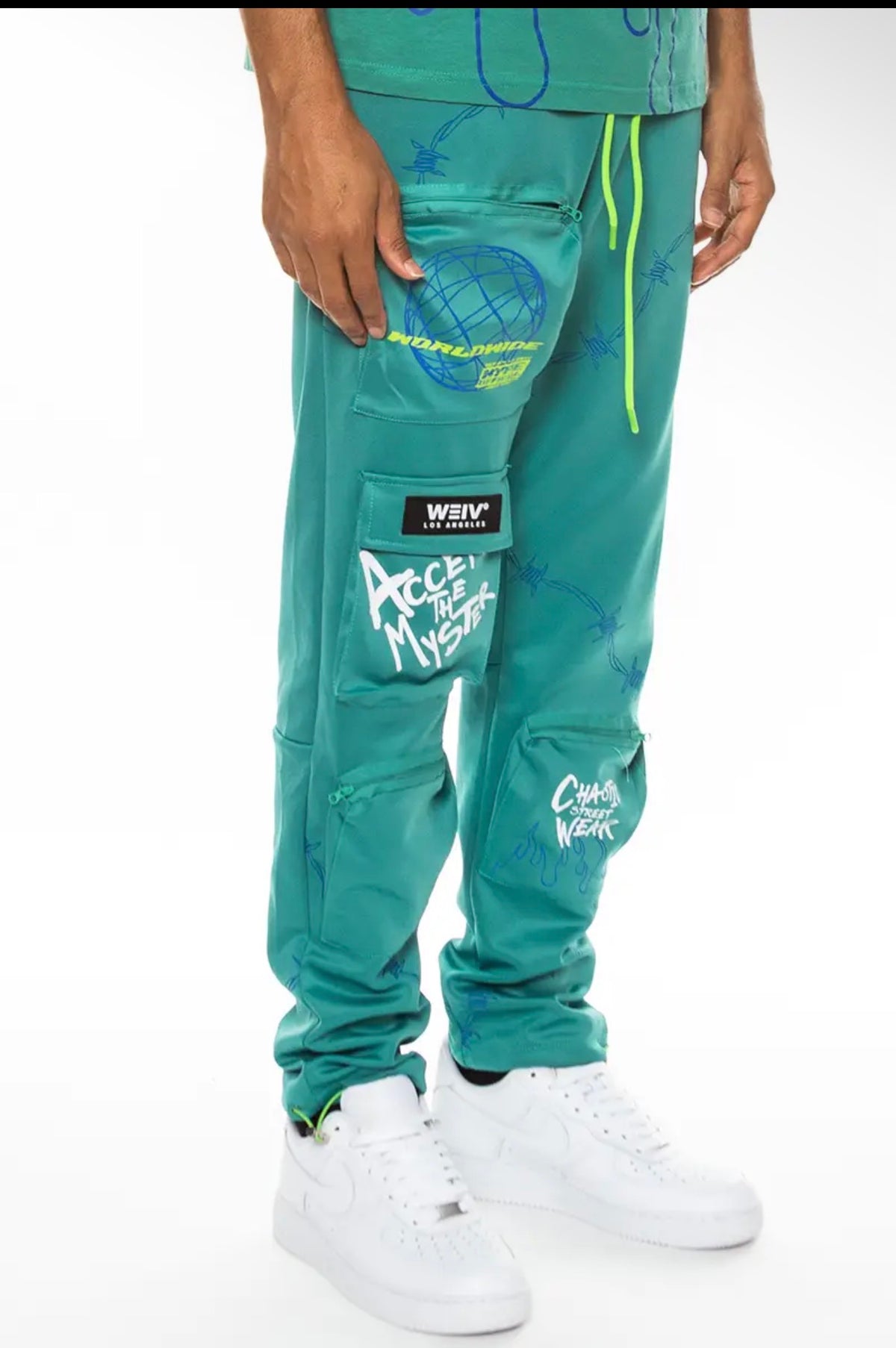 Pouch Cargo Jogger Pants Sage