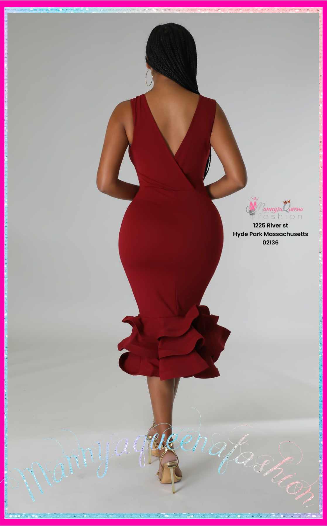 Not so Basic Burgundy Dress