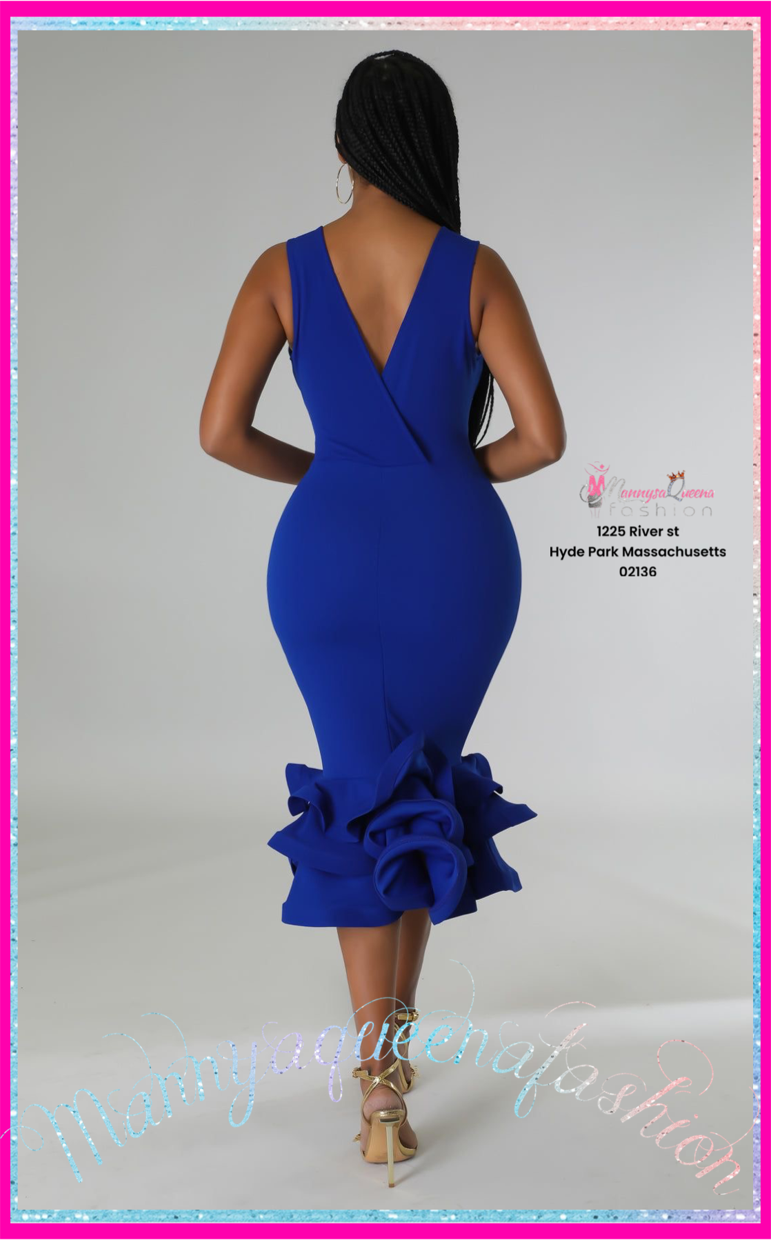 Not So Basic Blue Dress