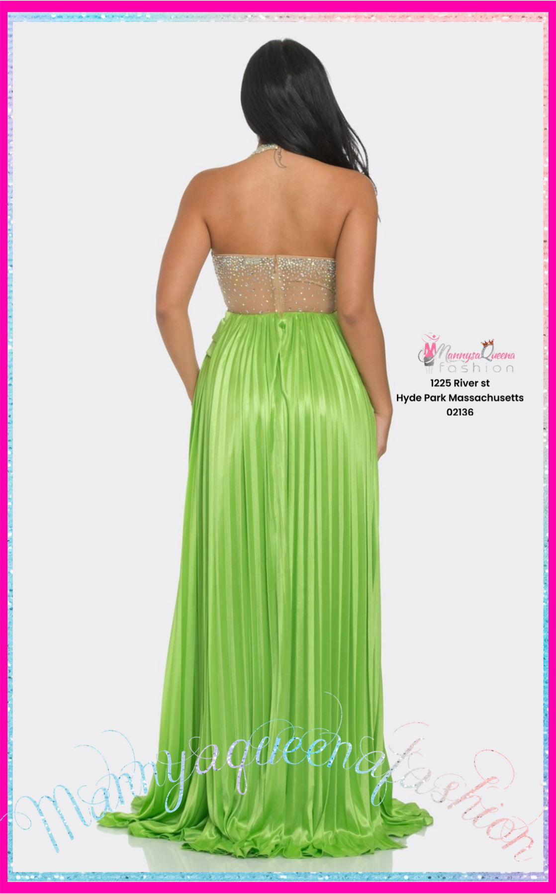 LOVE TO BRUNCH DRESS LIME