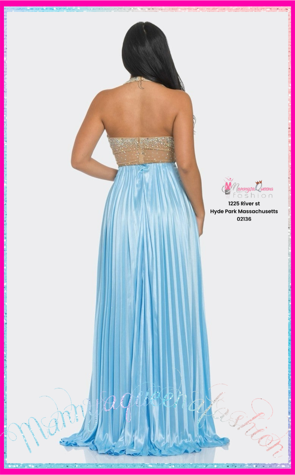 LOVE TO BRUNCH DRESS BLUE