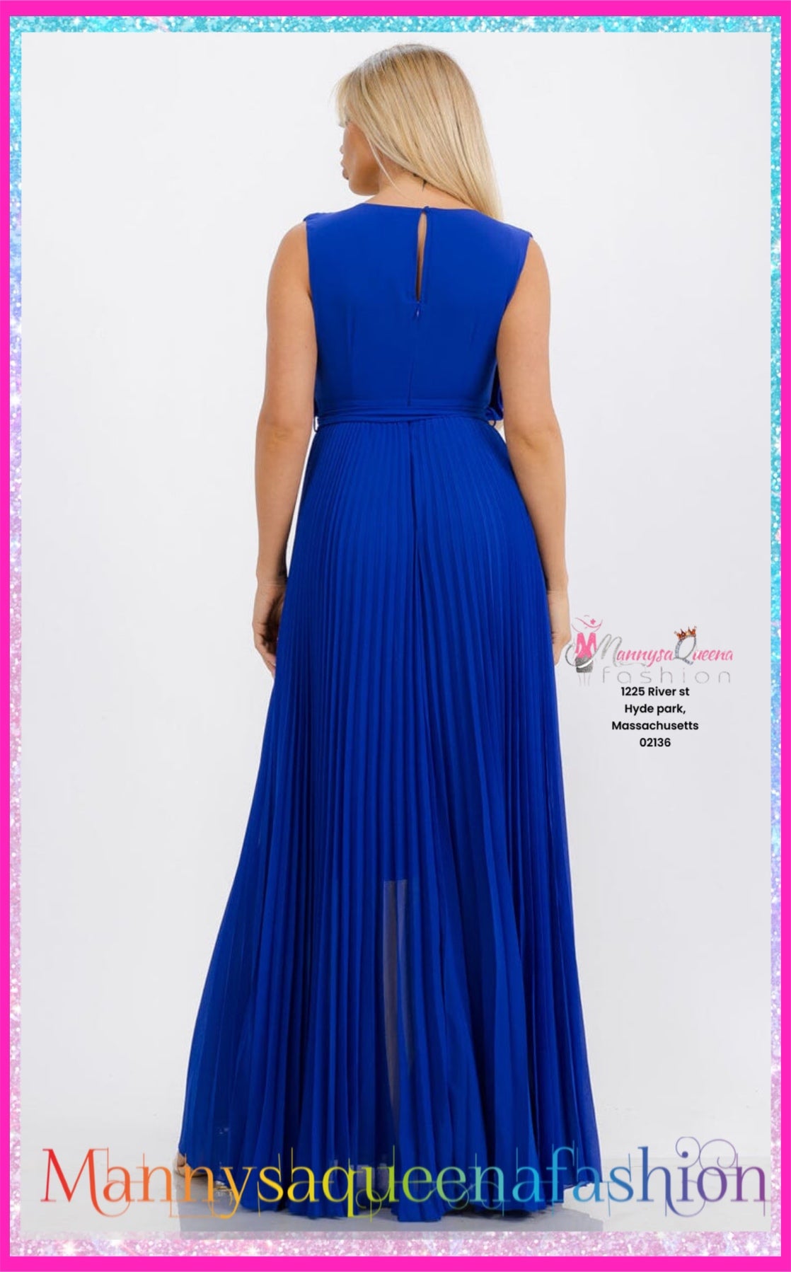 COLORBLOCK MAXI DRESS