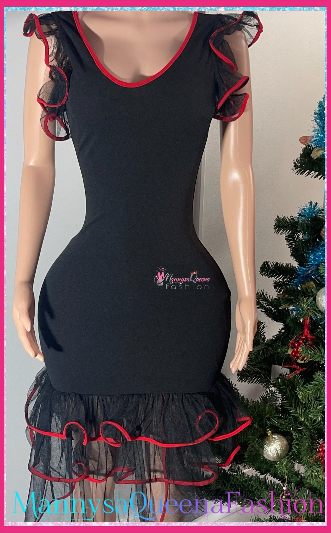 Black/Red Dress