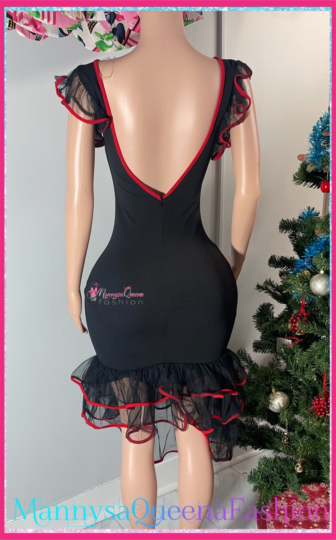 Black/Red Dress