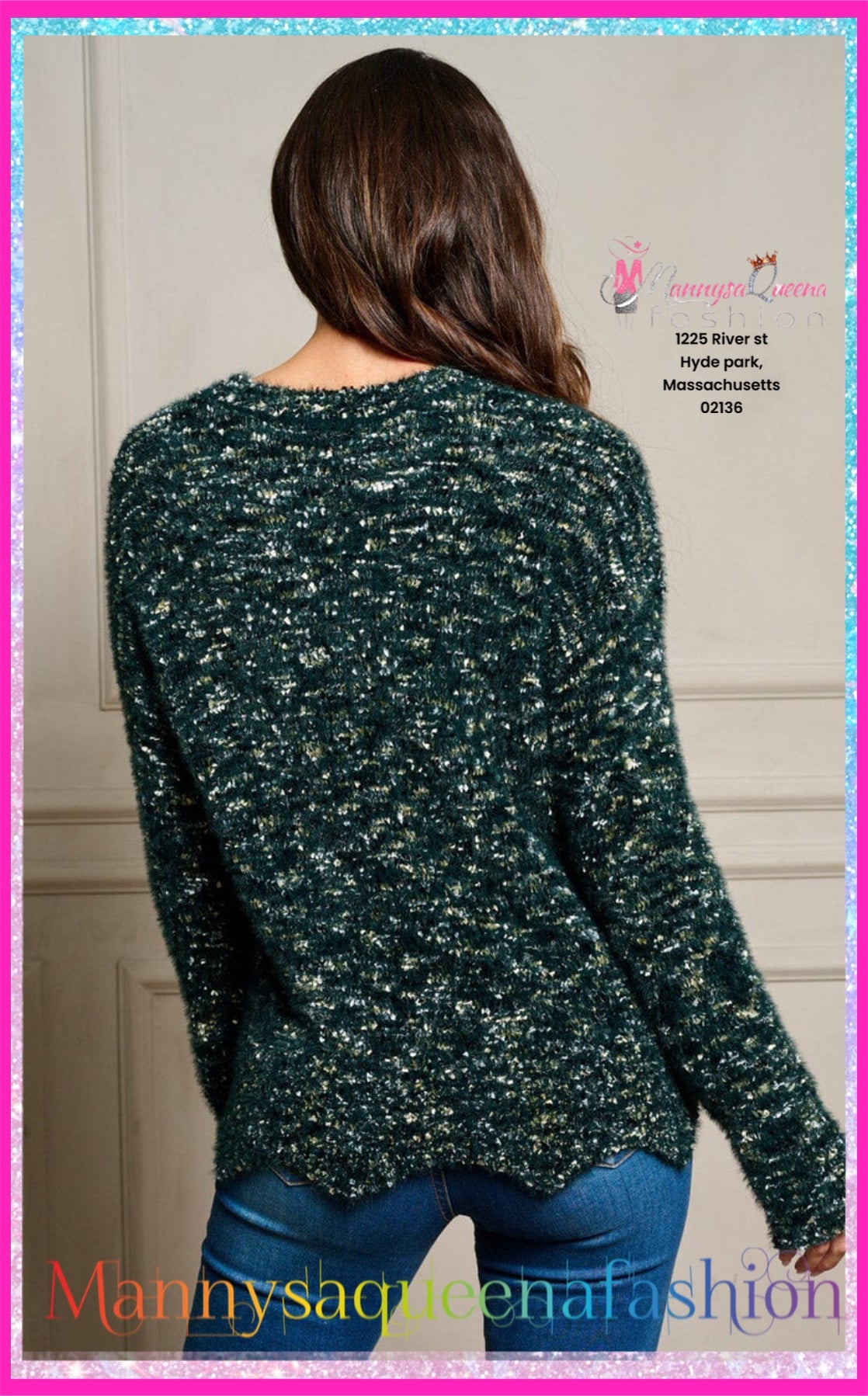Long Sleeve Sweater Green