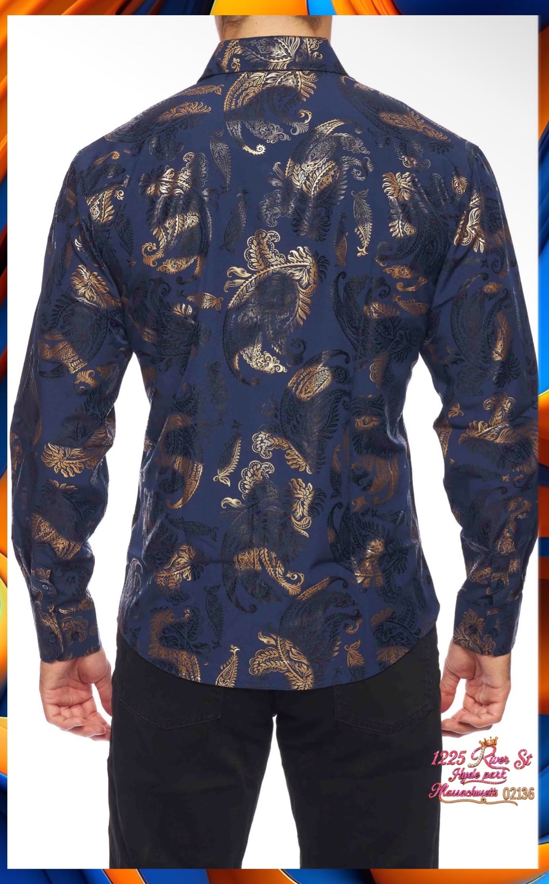 Brand Printed Silk Like
Shirts 02