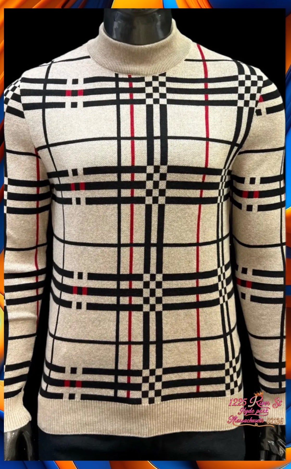 greek stripes Sweater