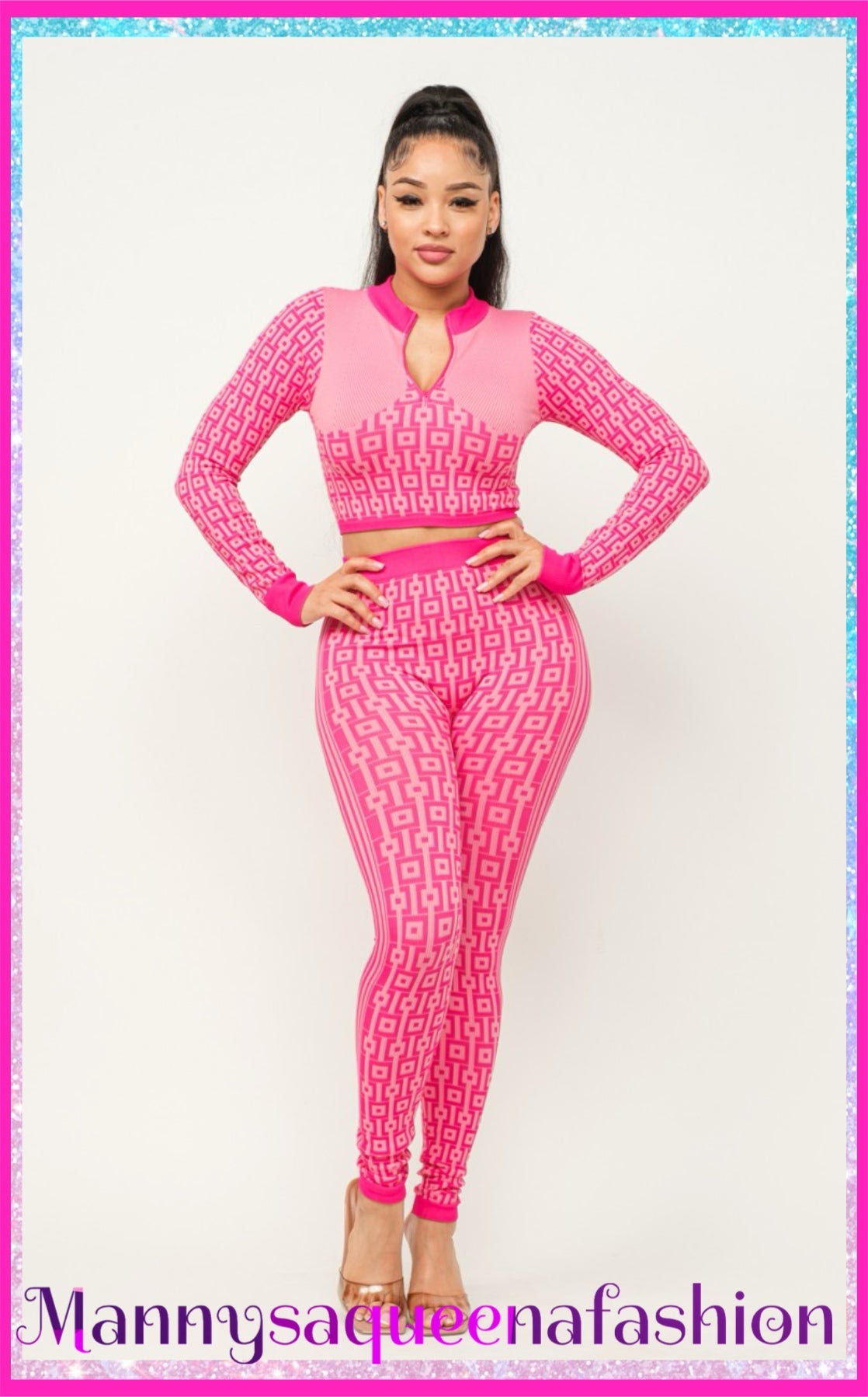 Leggings Set Pink