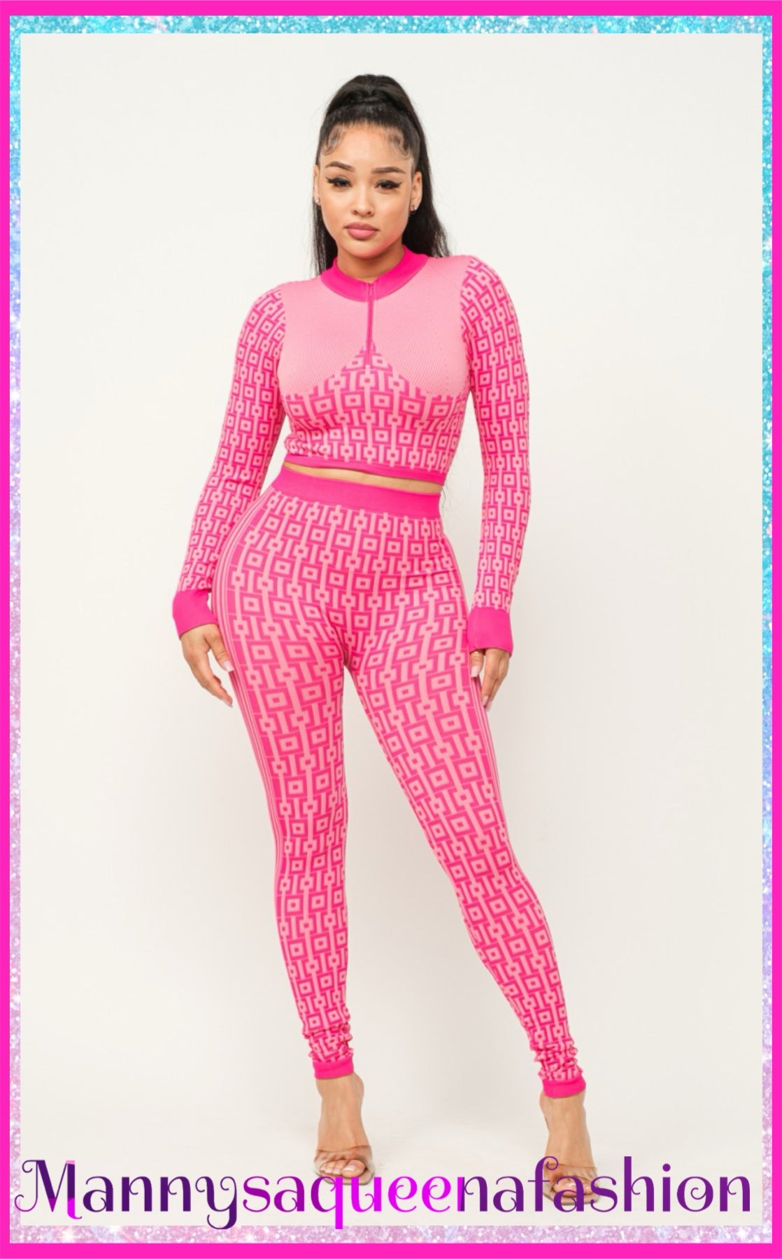 Leggings Set Pink