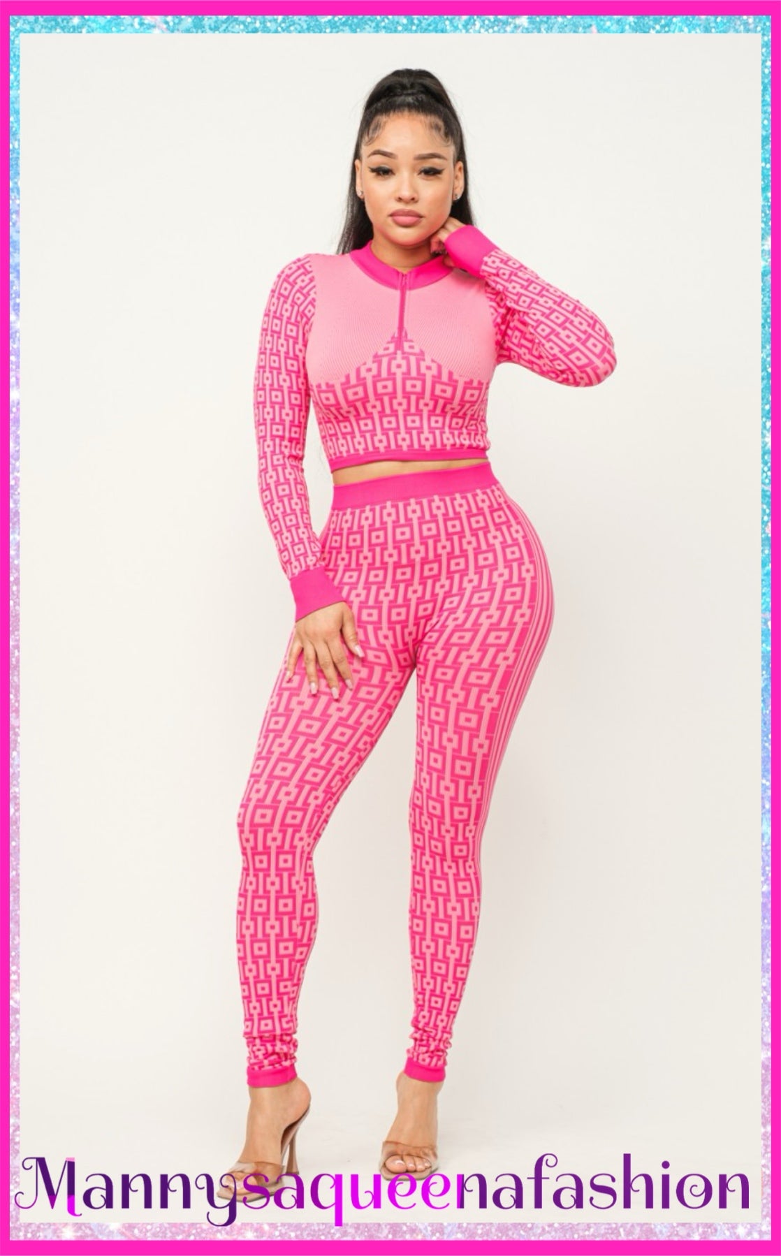 Leggings Set Pink