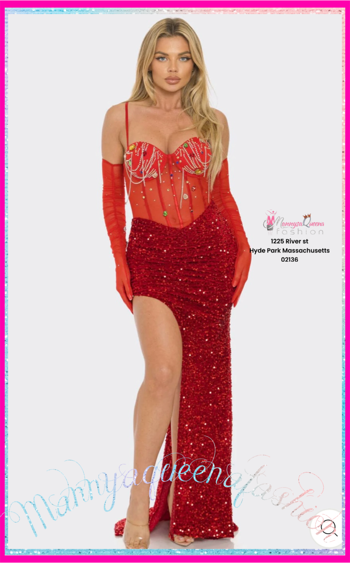 Timeless Grace Dress Red