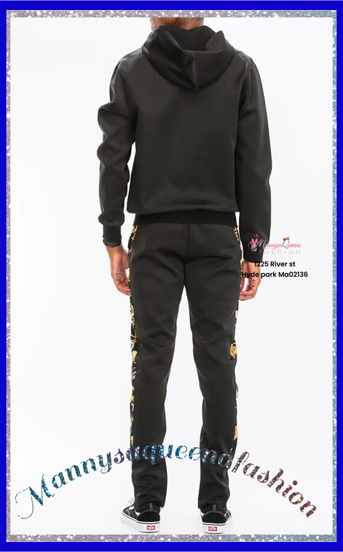 Print Full Zip Track Suit