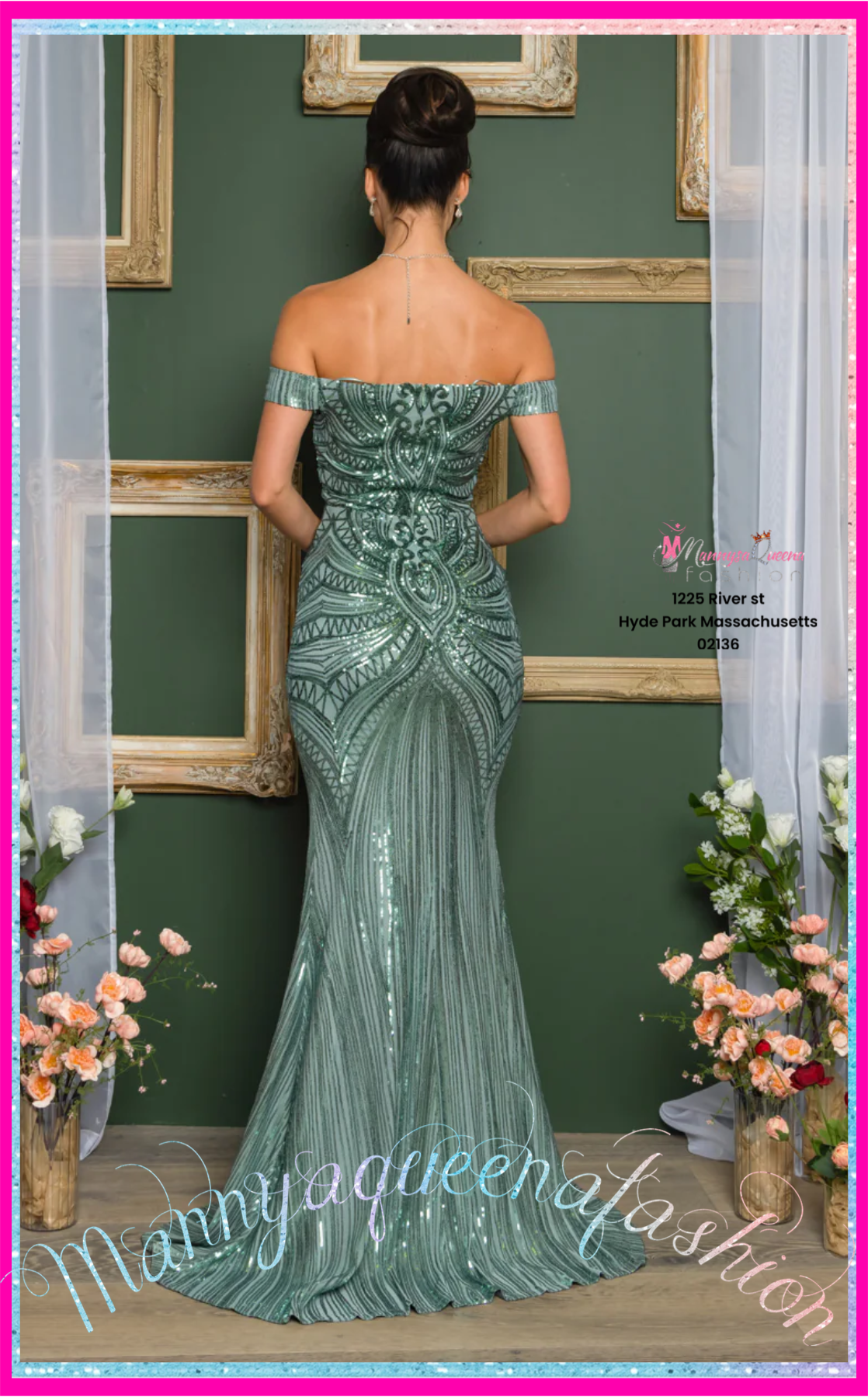 Timeless Grace Sage Dress