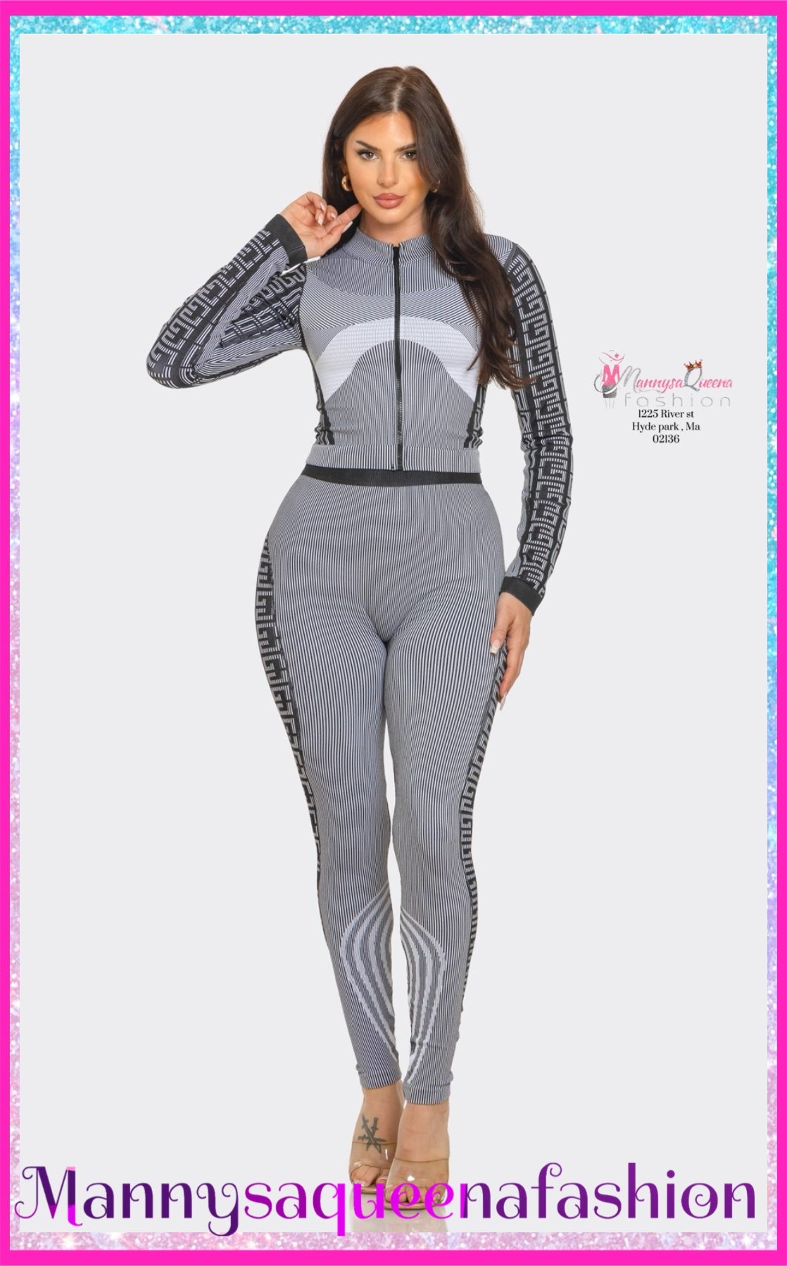 Janet leggings set W/B