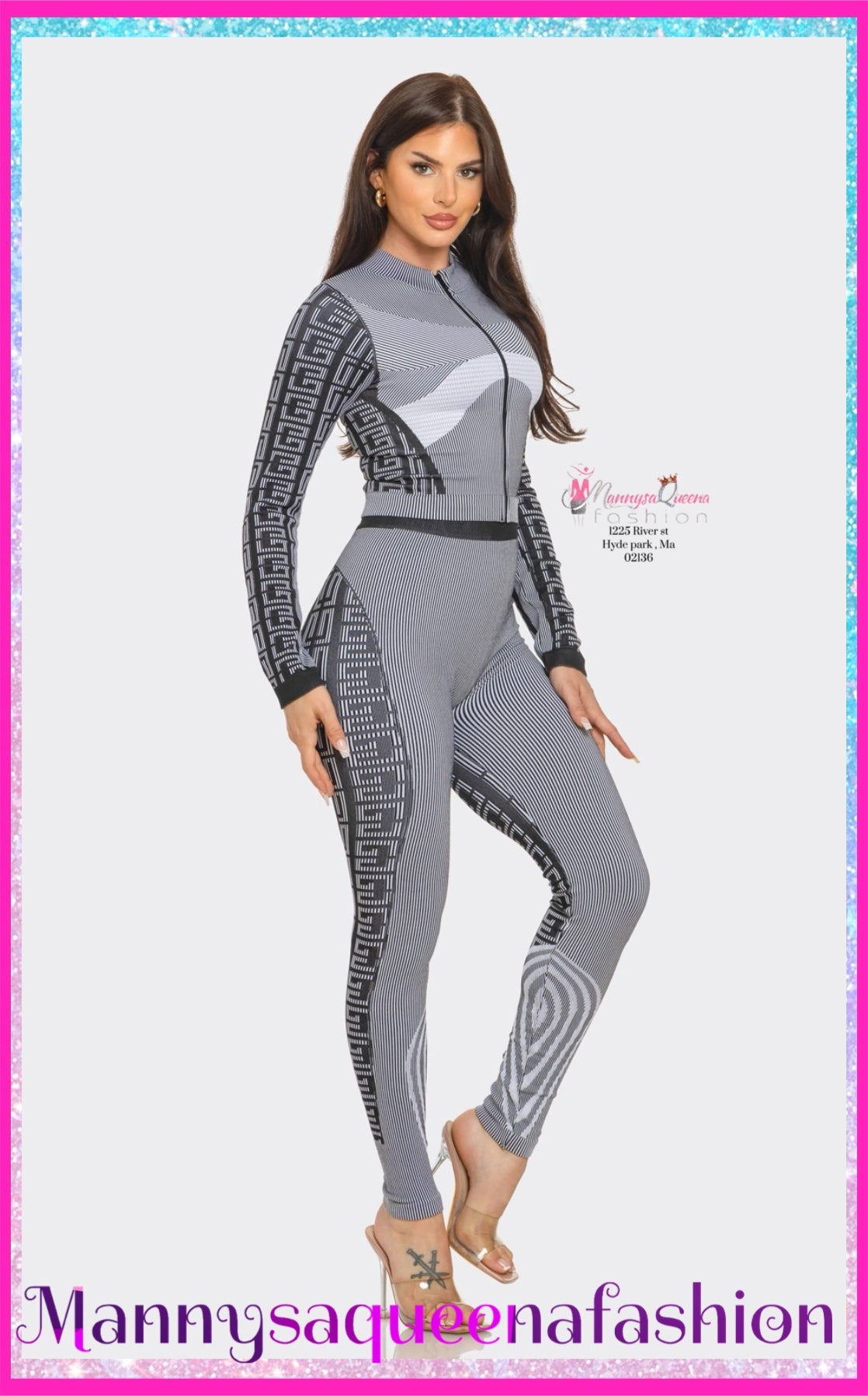 Janet leggings set W/B