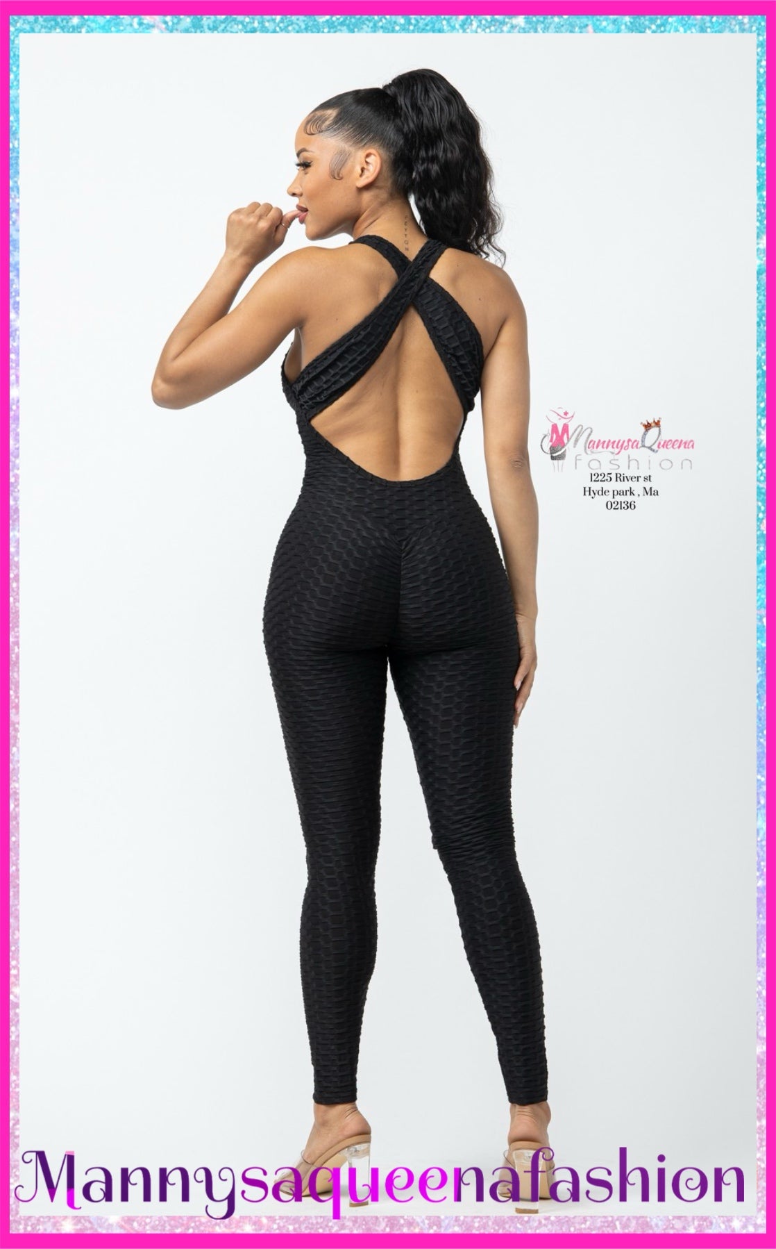 Cross Black Jumpsuit