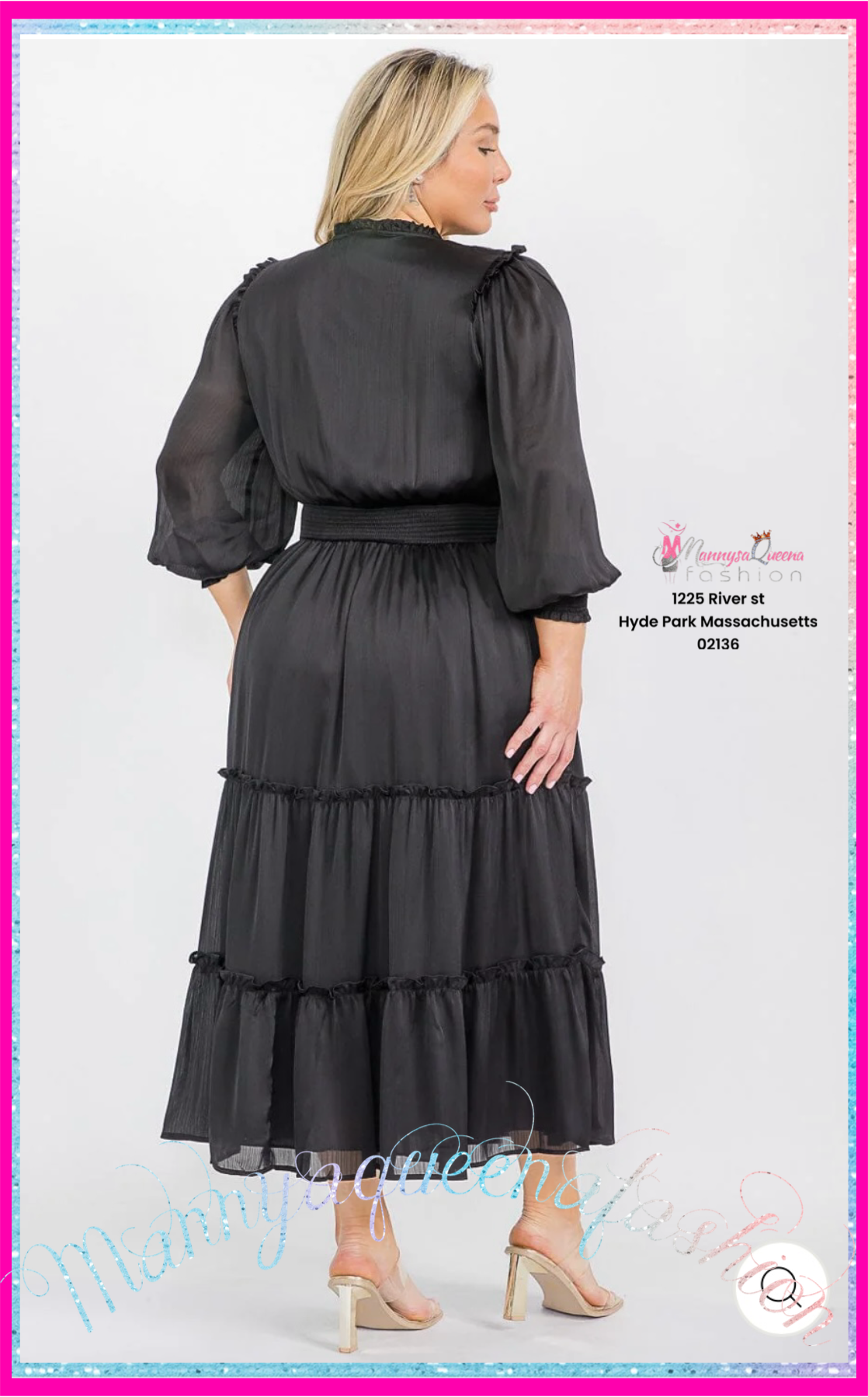 First Time Here Dress Black