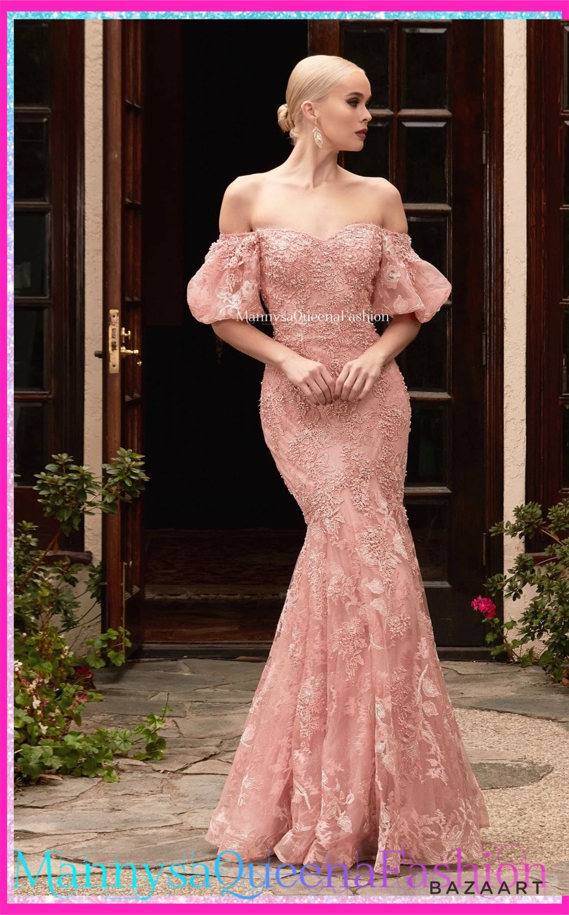 Off Shoulder Mermaid Prom Dress