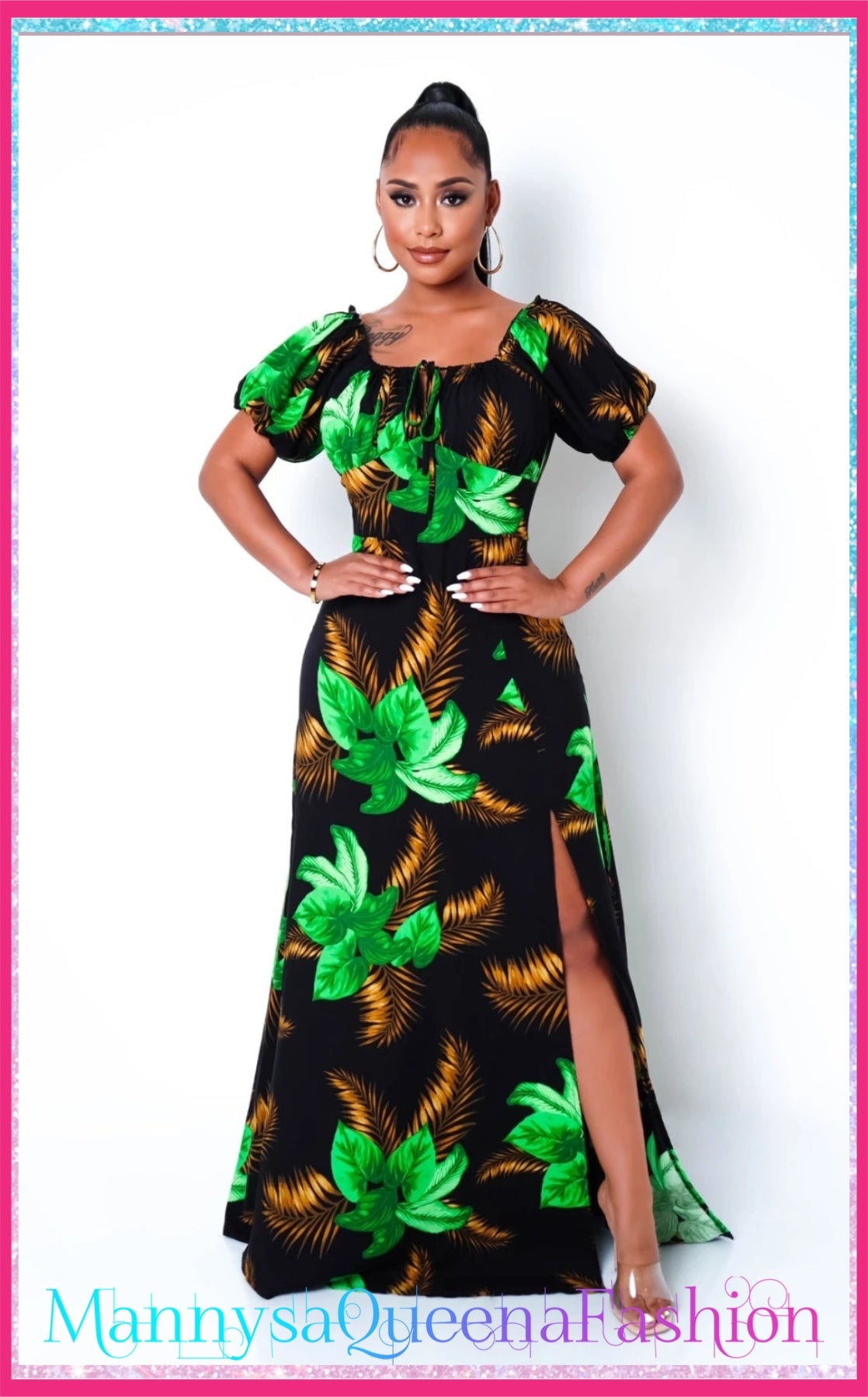TROPICAL DAY MAXI DRESS