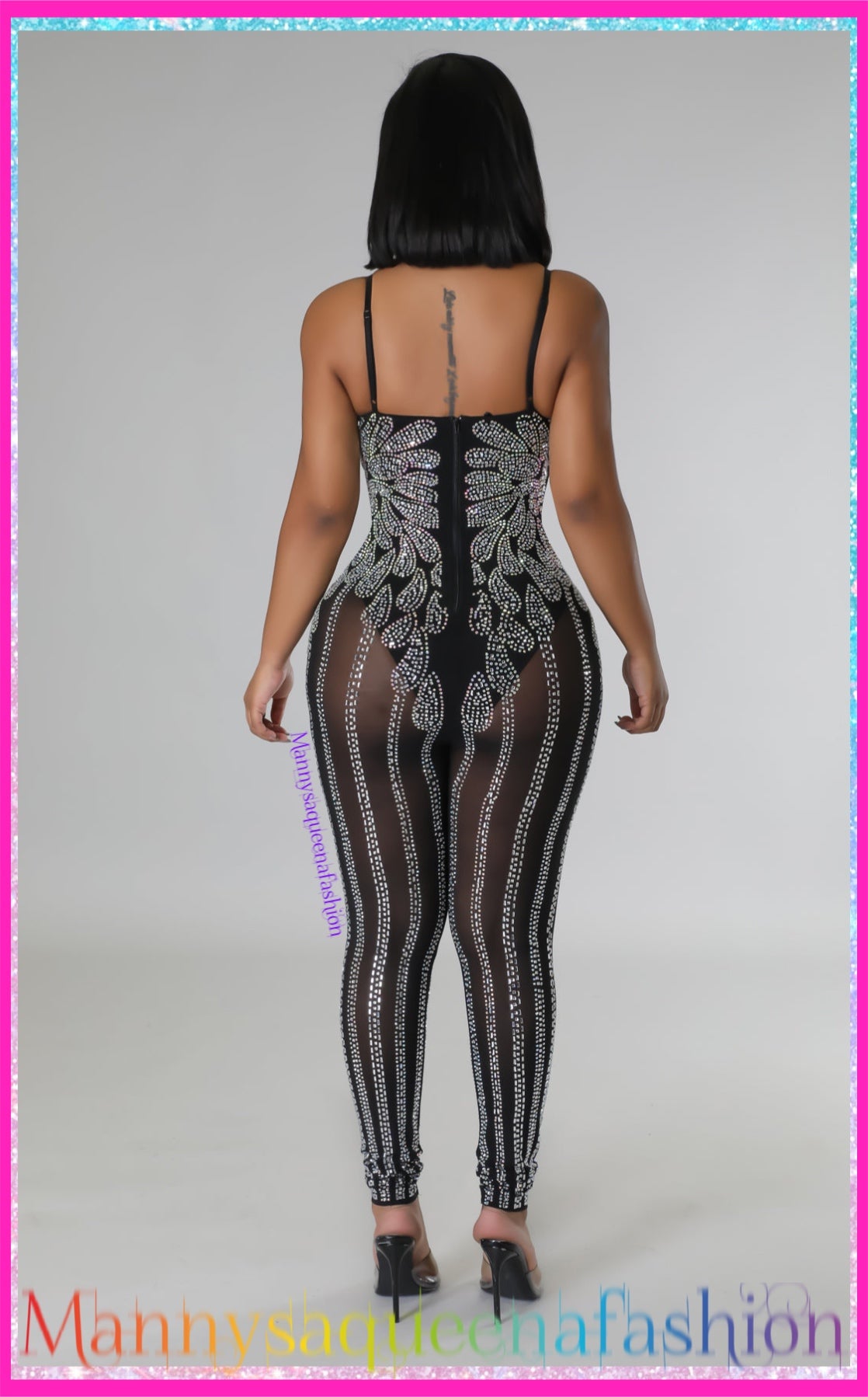 Allana Rhinestone Jumpsuit