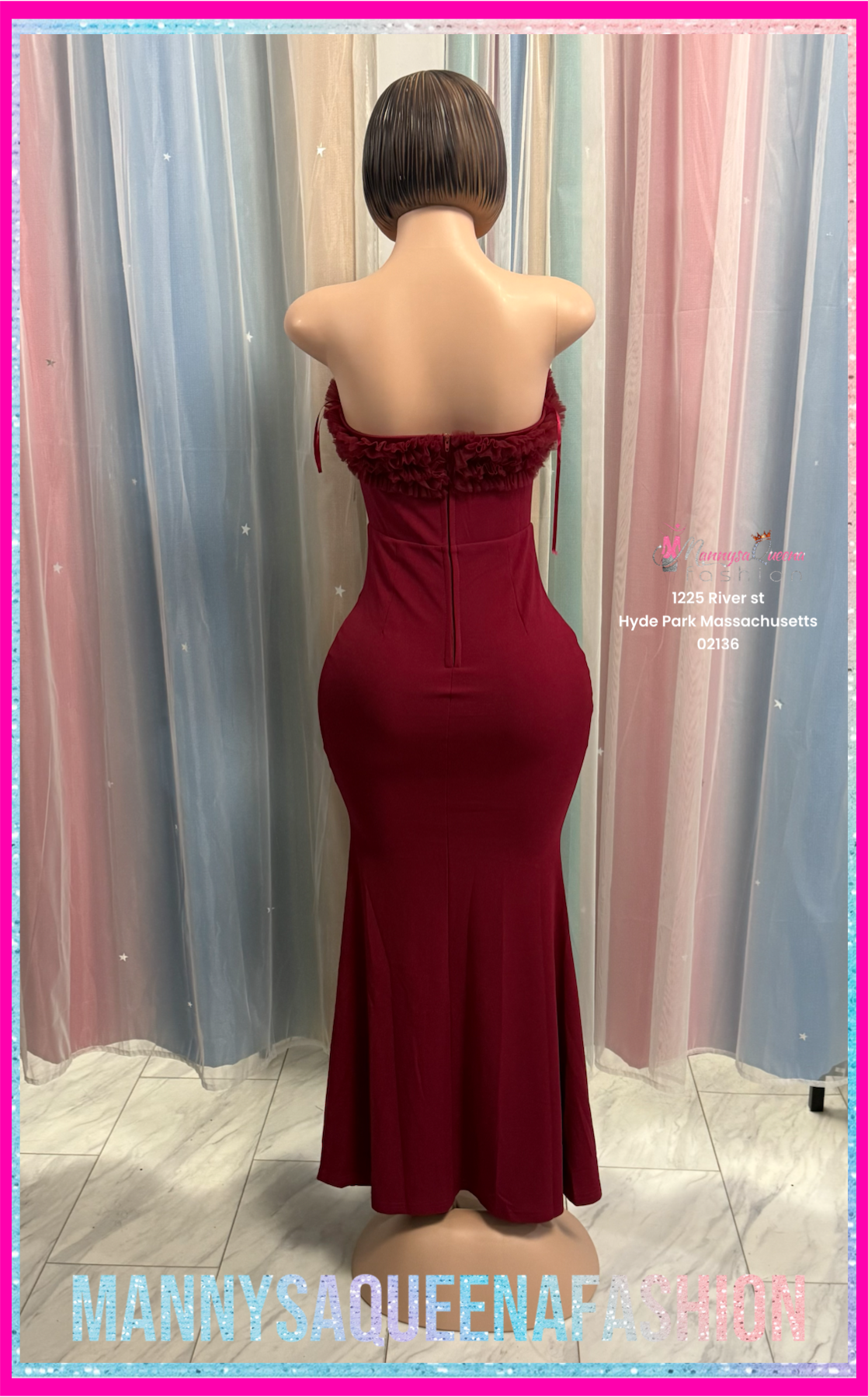 Wine Maxi Dress