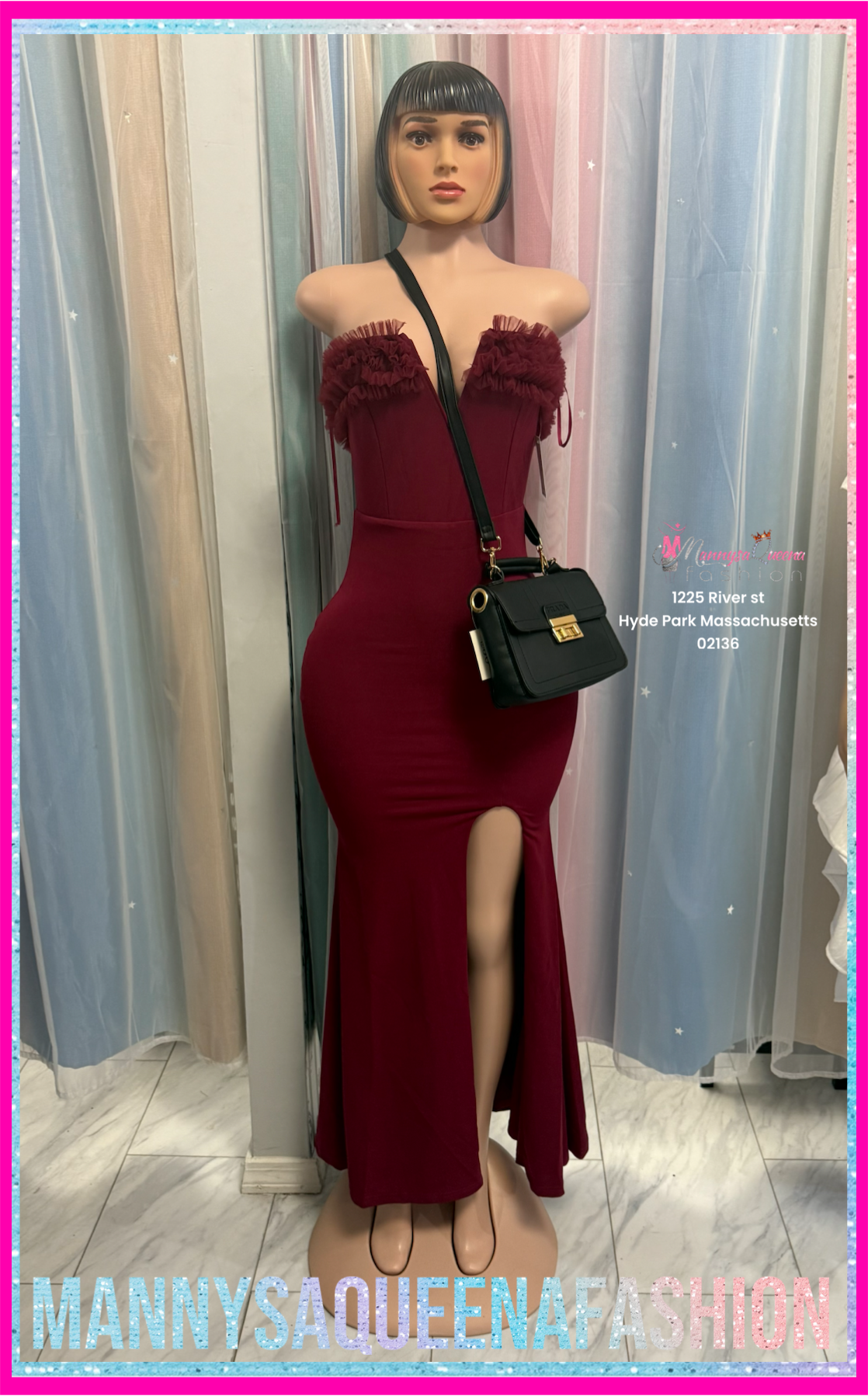 Wine Maxi Dress