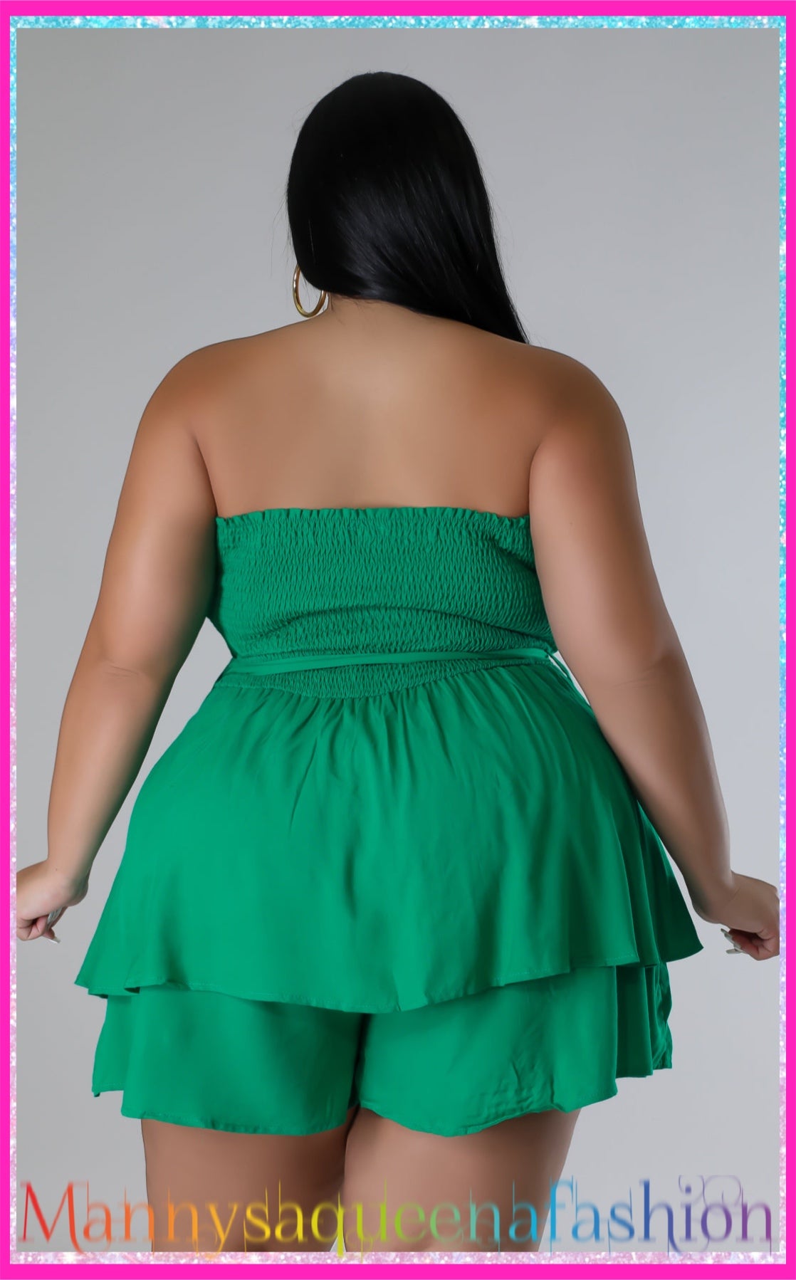 Day Time Romper Green