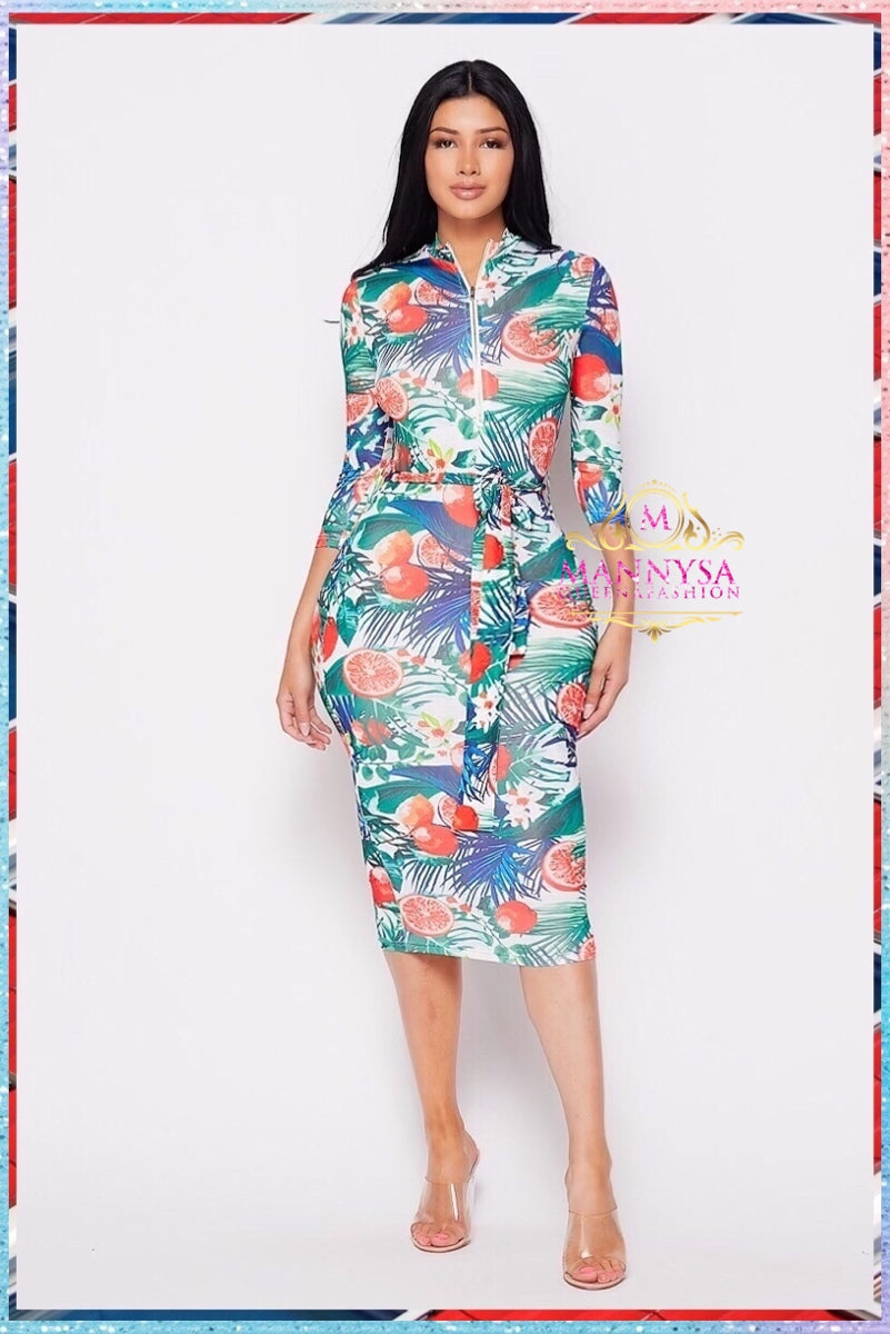 Good To Chill Dress Orange