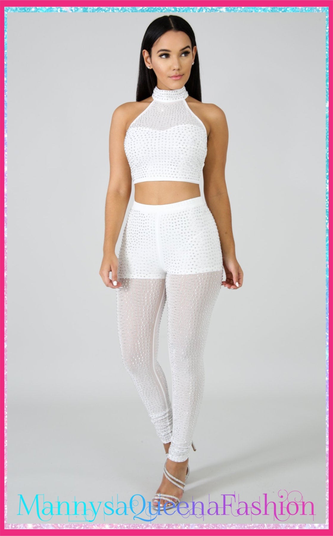 Diamond Girl Set white