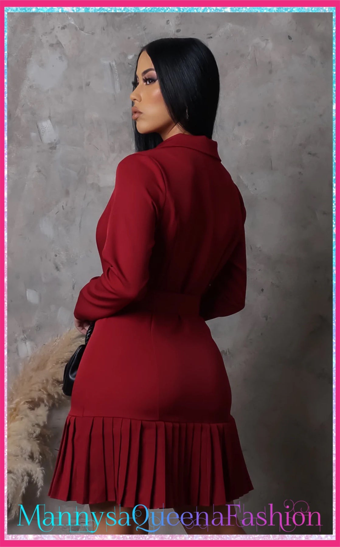 Tanya blazer burgundy