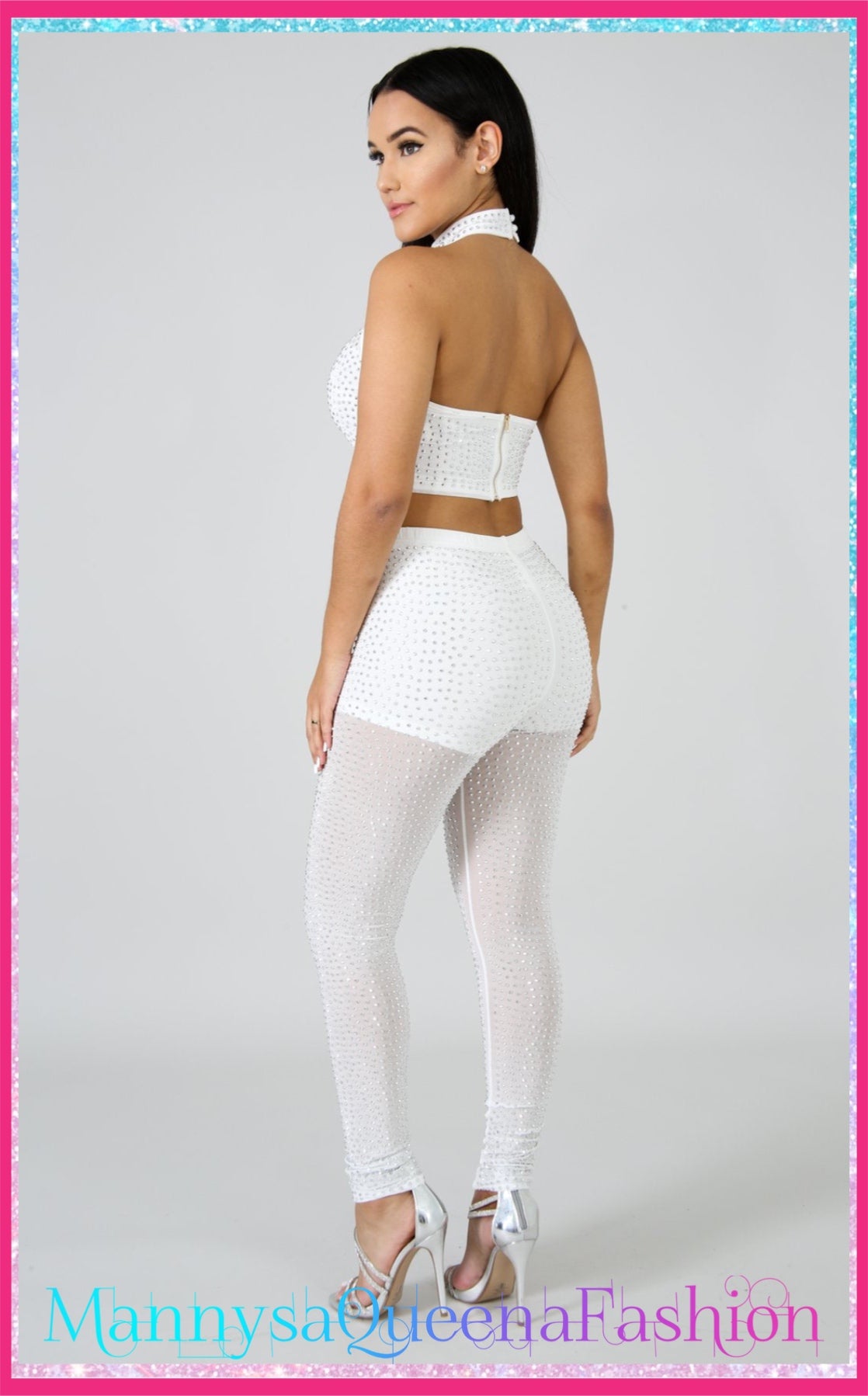 Diamond Girl Set white