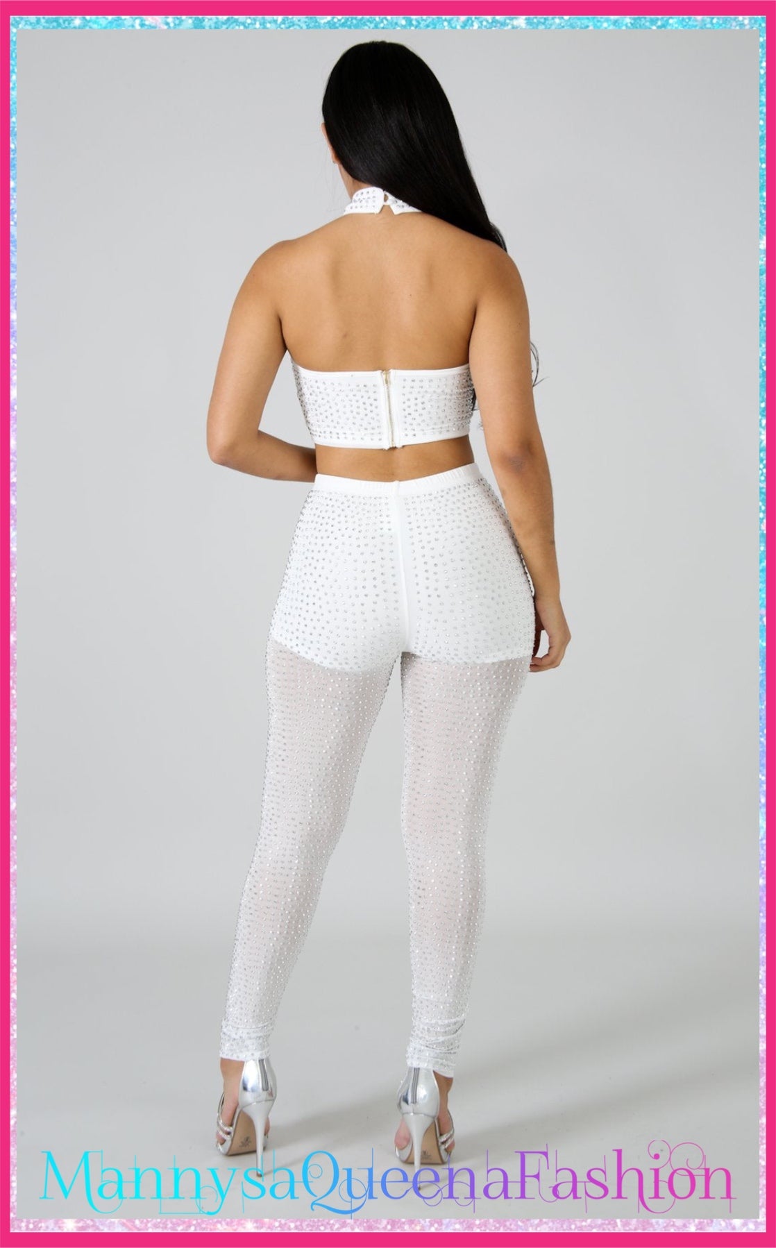 Diamond Girl Set white
