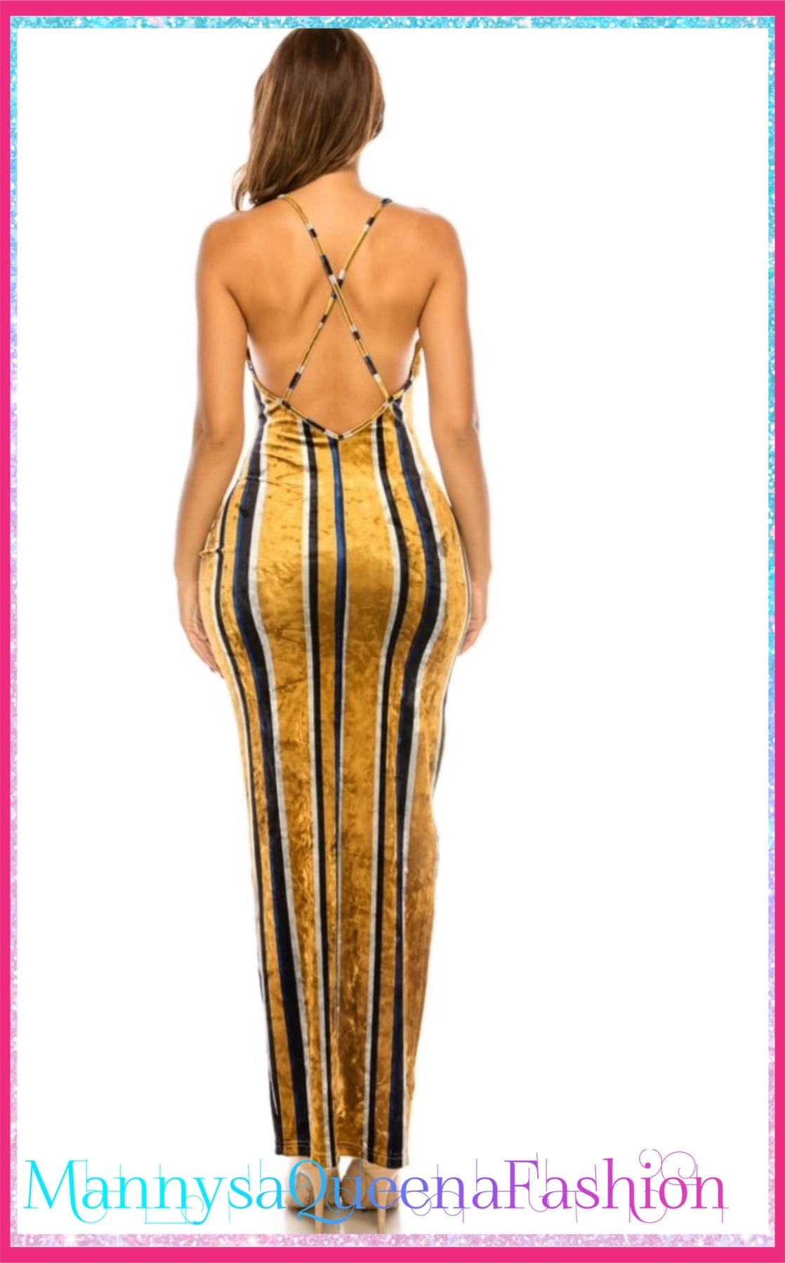 Jazzy Nights Dress Gold