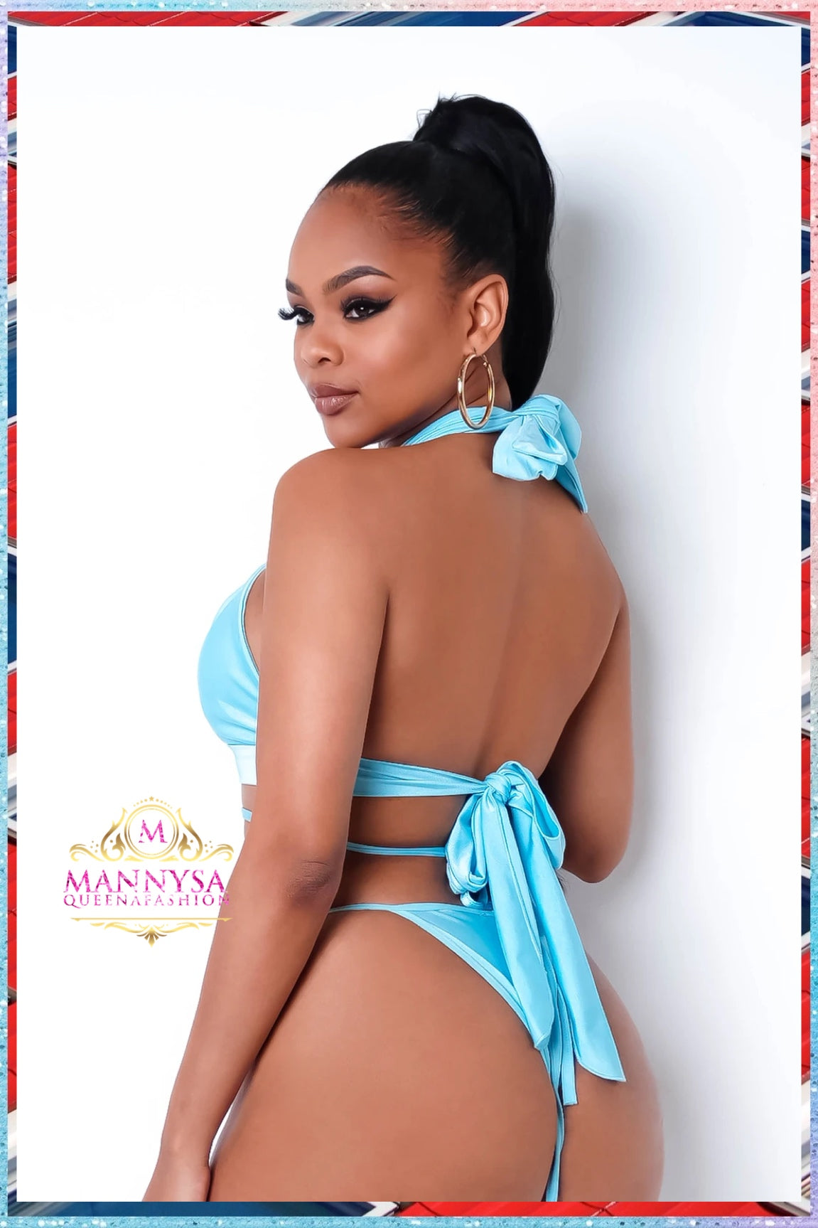 Baby Blue Bikini Set