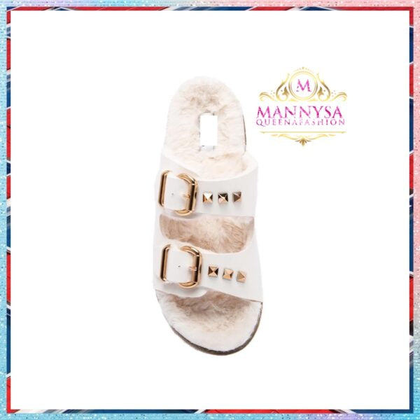 LUKA WHITE PU SANDAL