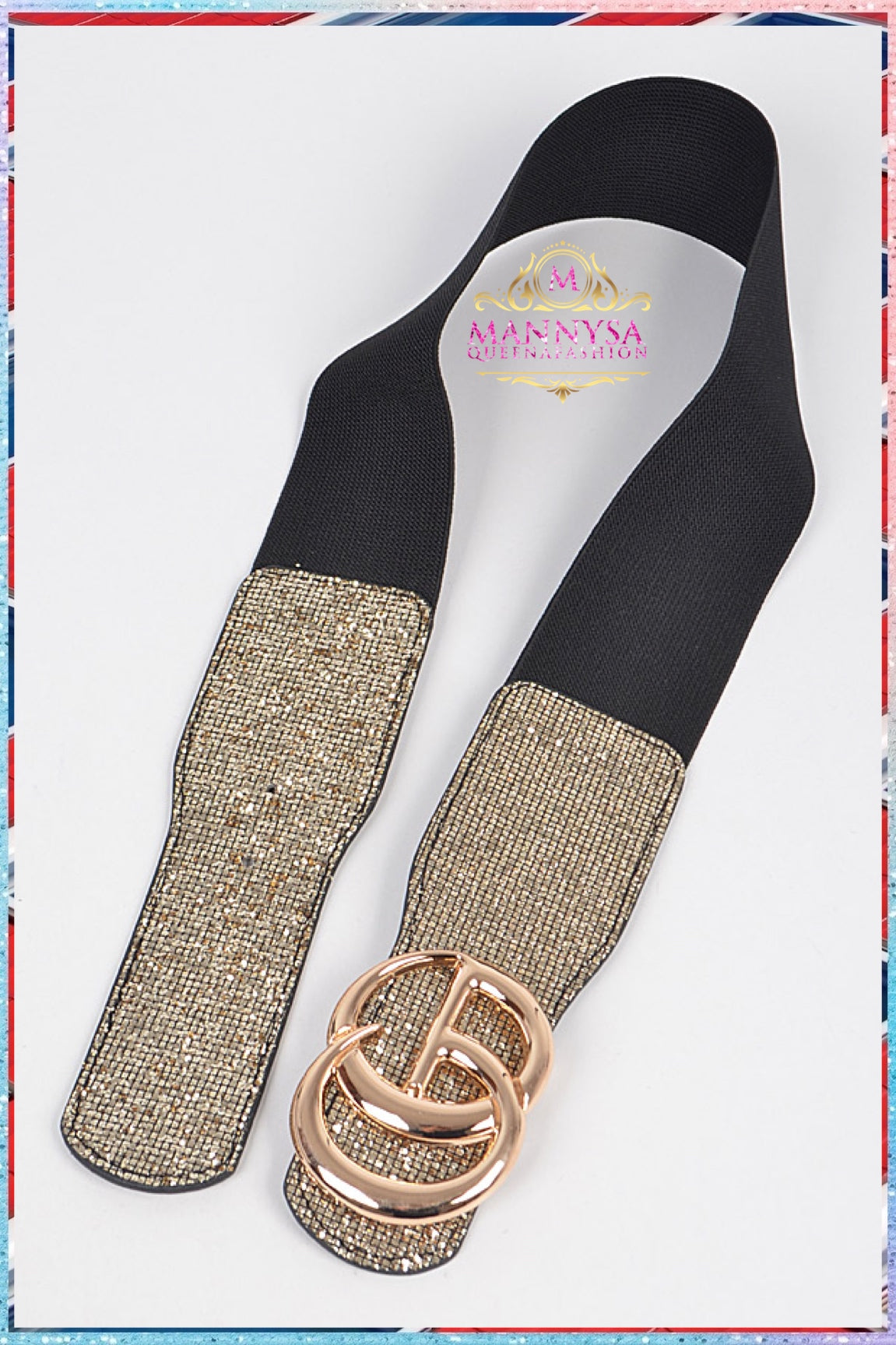 Glitter Elastic Belt