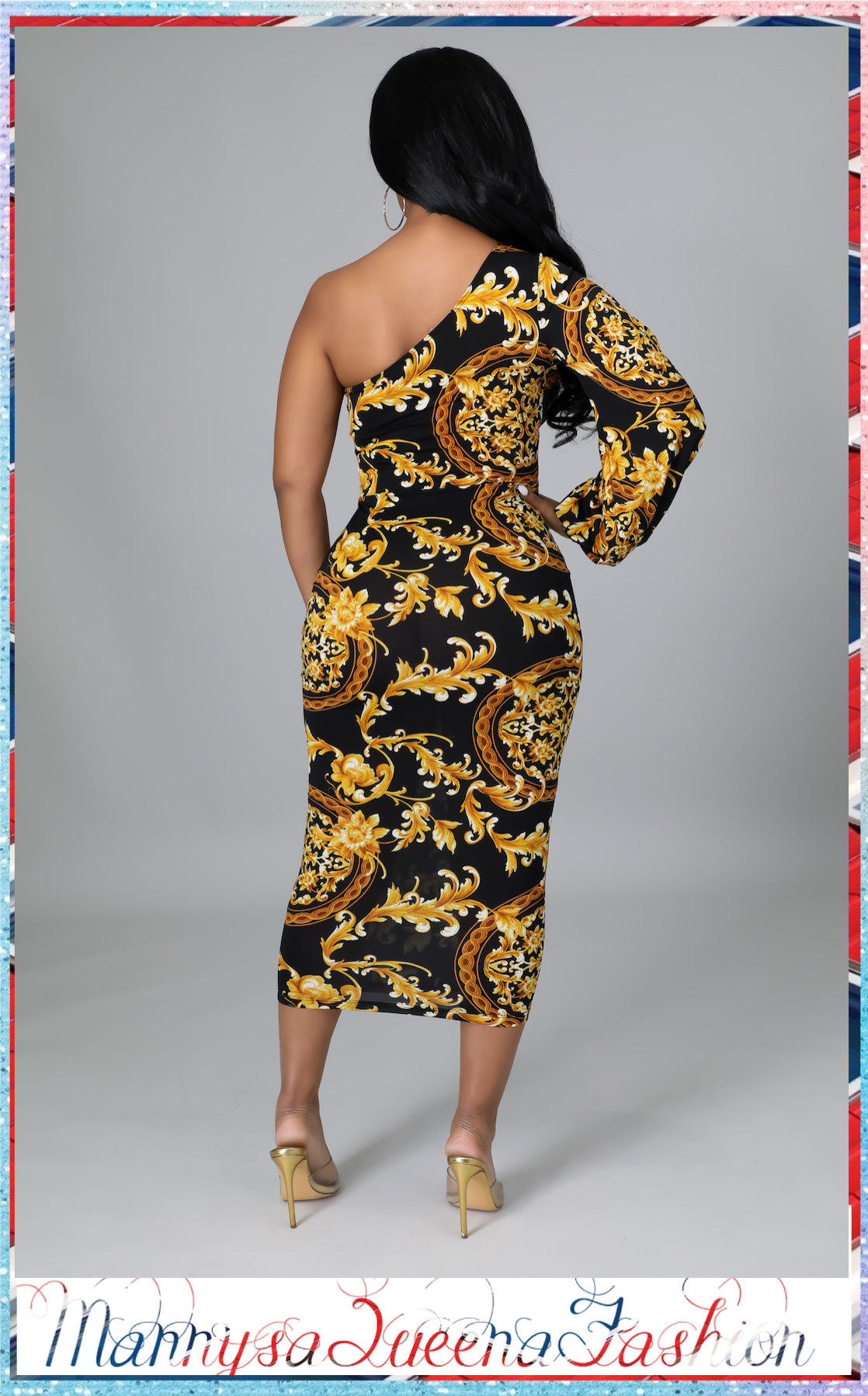 Worth The Wait Gold Dress