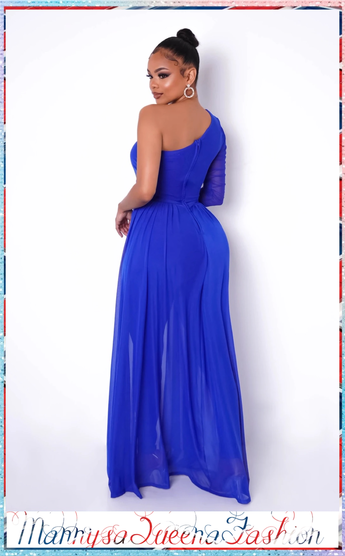 Delilah Jumpsuit Blue