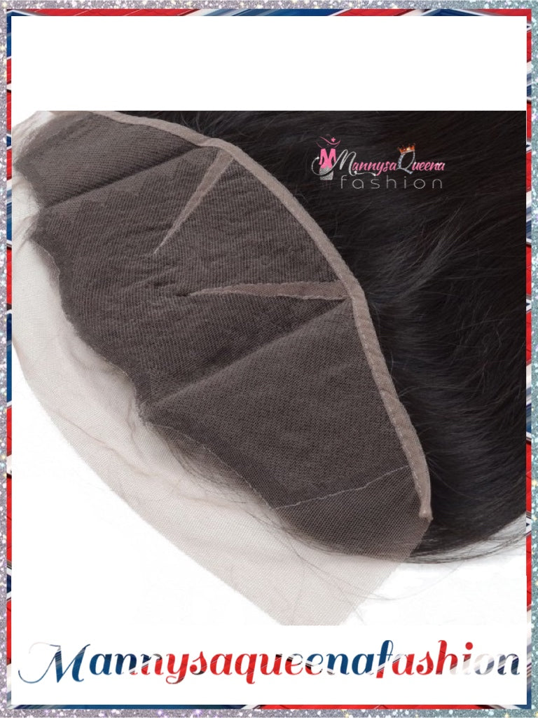 Brazilian Straight Hair Lace Frontal 13 By 5 Natural Colo