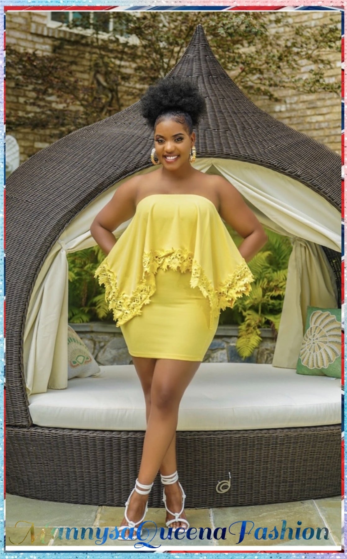 Melanie Babe Dress Yellow