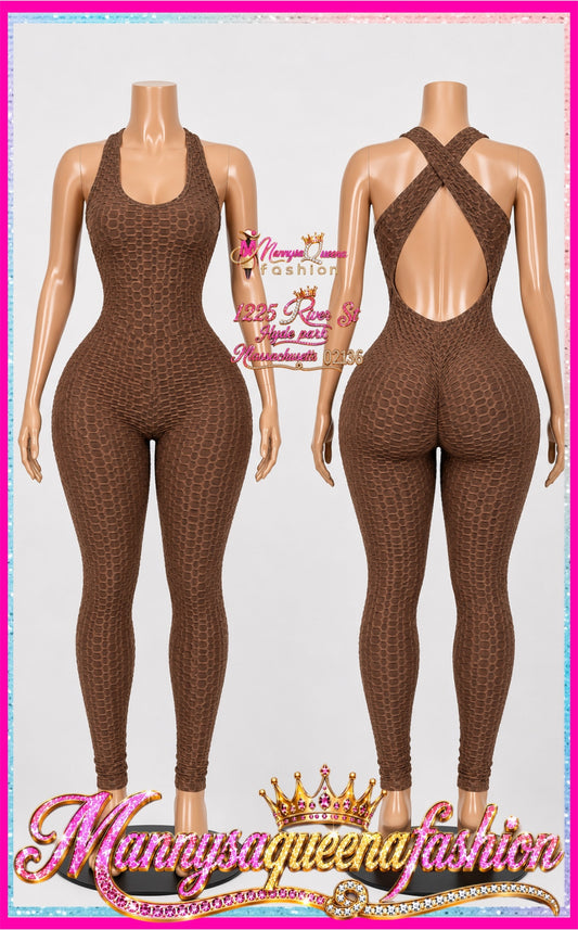 Brown Crush Jumpsuit