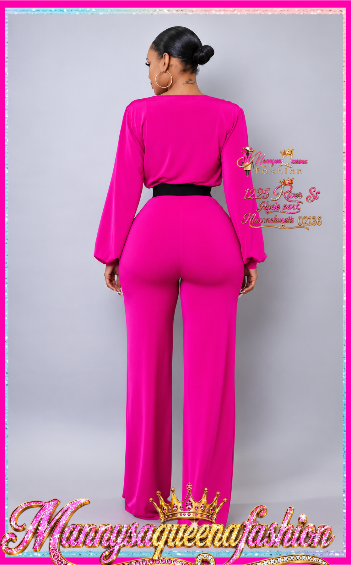 Julia Pink Jumpsuit