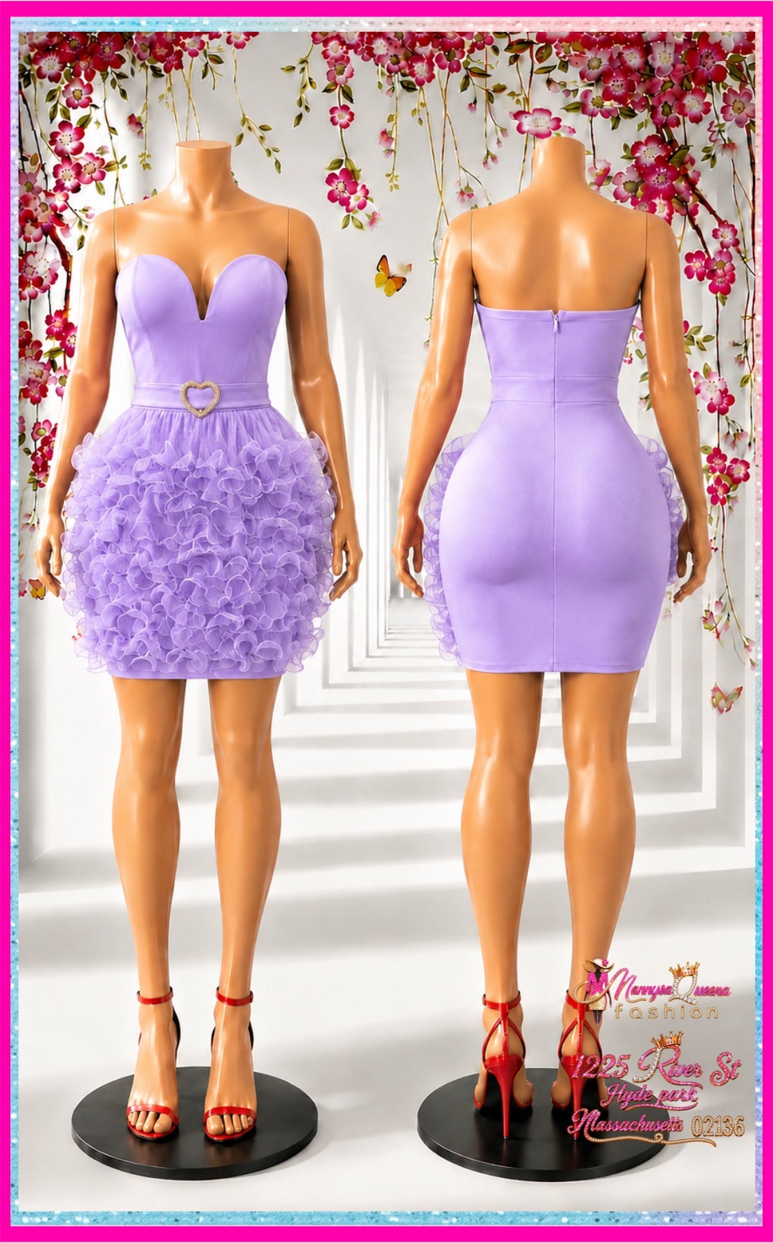 Fashion Royalty Purple Dress
