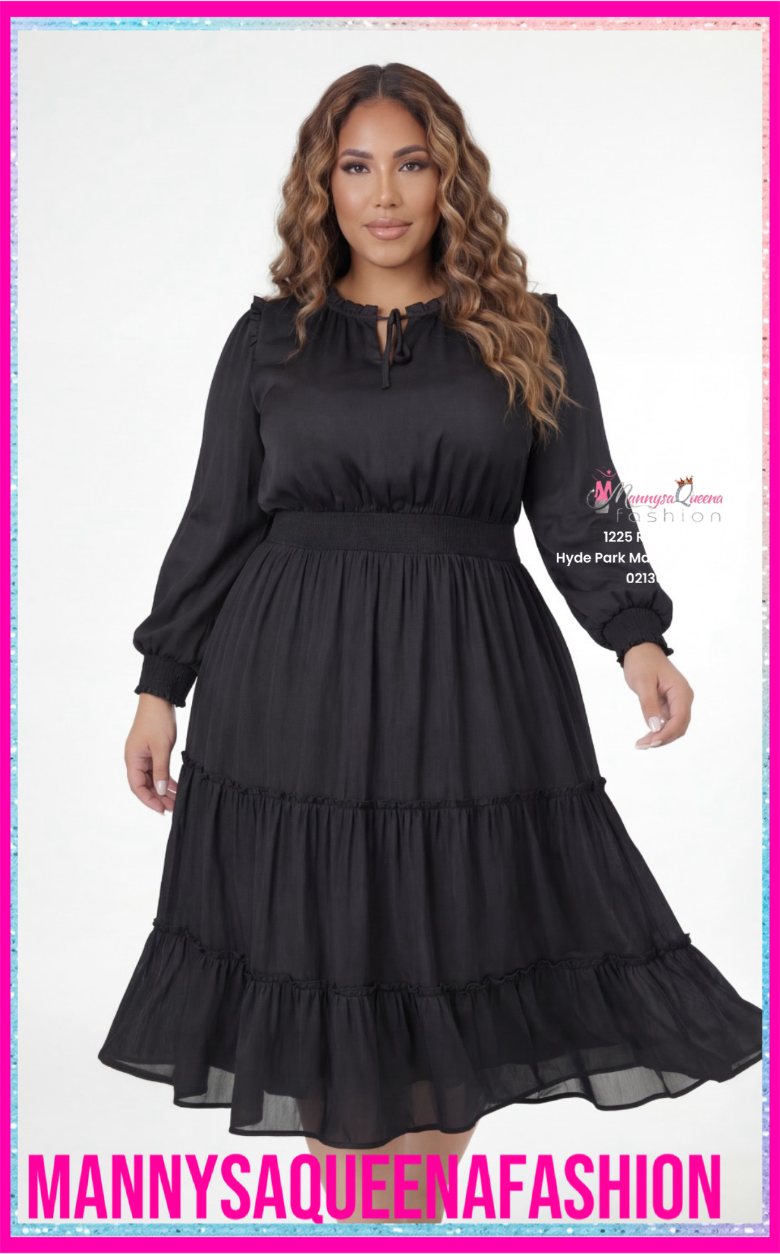 First Time Here Dress Black