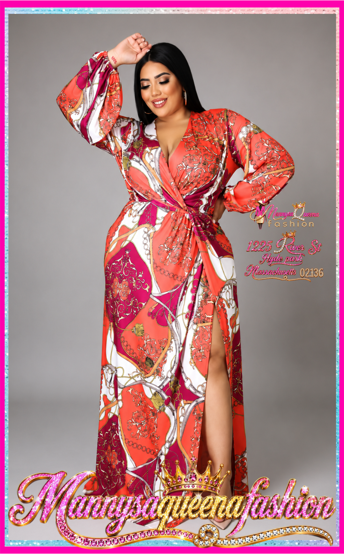 Versace Nights Plus Dress