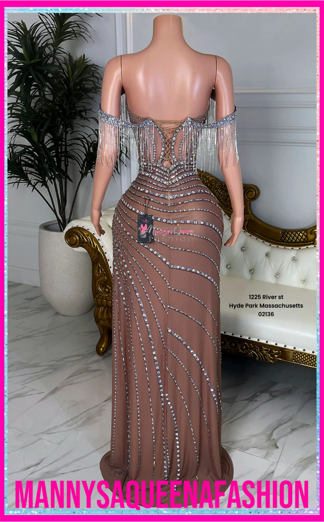 Studs Nightfall Maci Dress